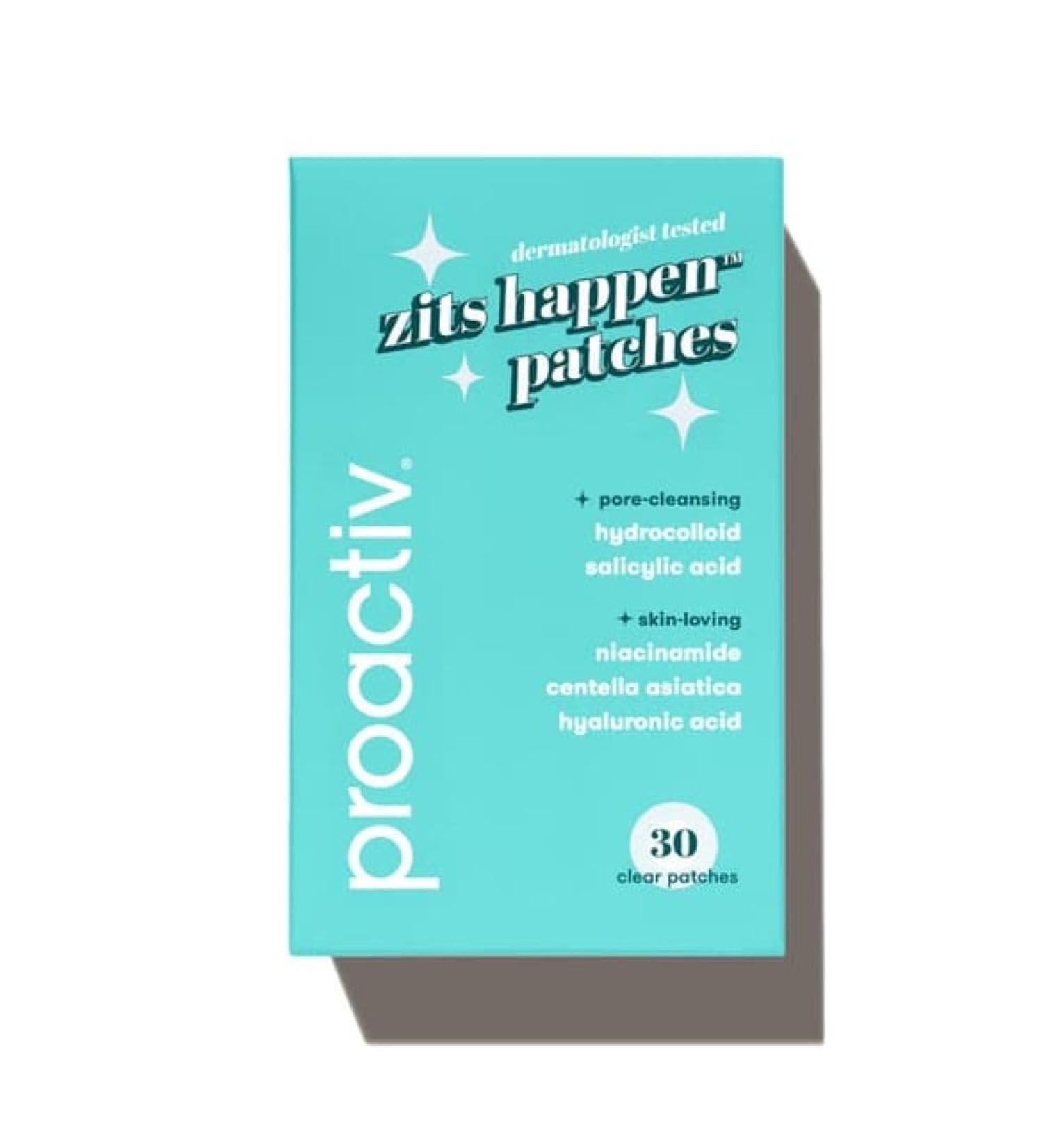 Proactiv Zits Happen Hydrocolloid Acne Patches- Pimple Patches for Face and Back Acne with Pore Cleansing Salicylic Acid- 30 Count Standard Pack 30 - Buy Online on GoSupps.com