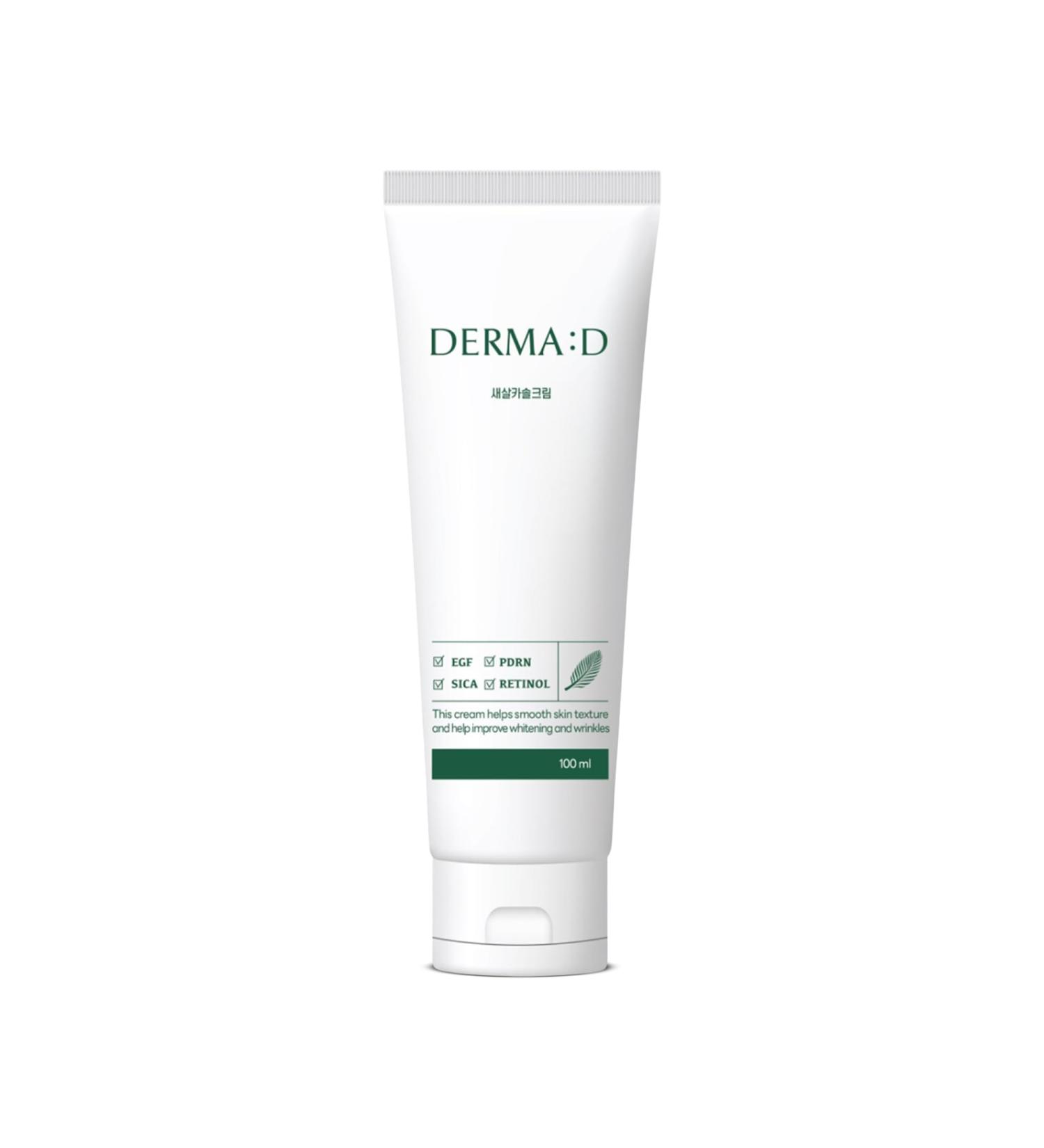 DERMA:D Radiance Boost Cream Korean K-Beauty Moisturizer with PDRN Retinol EGF & Cica Lightweight Hydrating & Brightening Face Cream for Daily Skincare Routine (3.38 fl oz) - Buy Online on GoSupps.com