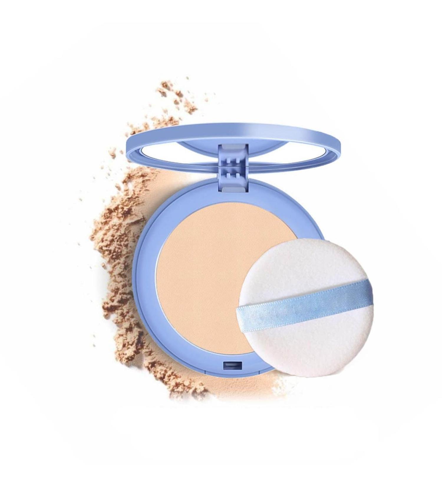 Face Powder Oil Control Face Pressed Powder Matte Smooth Setting Powder Makeup Silk Soft Mist Powder Cake Long-Lasting Waterproof Finishing Powder Flawless Lightweight Face Cosmetics (#01) - Buy Online on GoSupps.com