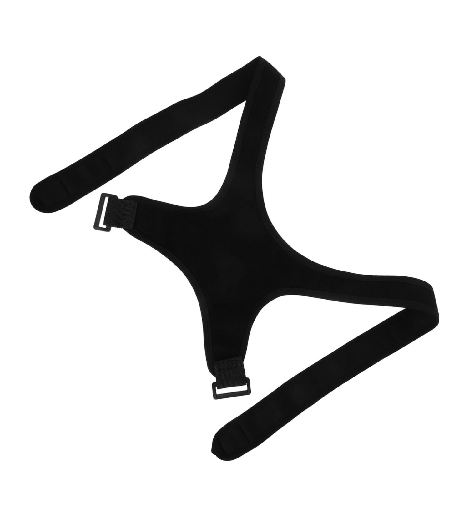 Anneome Belt Shoulder Rest Brace Holder Back Support Belt for Men Posture Band Polyester Black - Buy Online on GoSupps.com