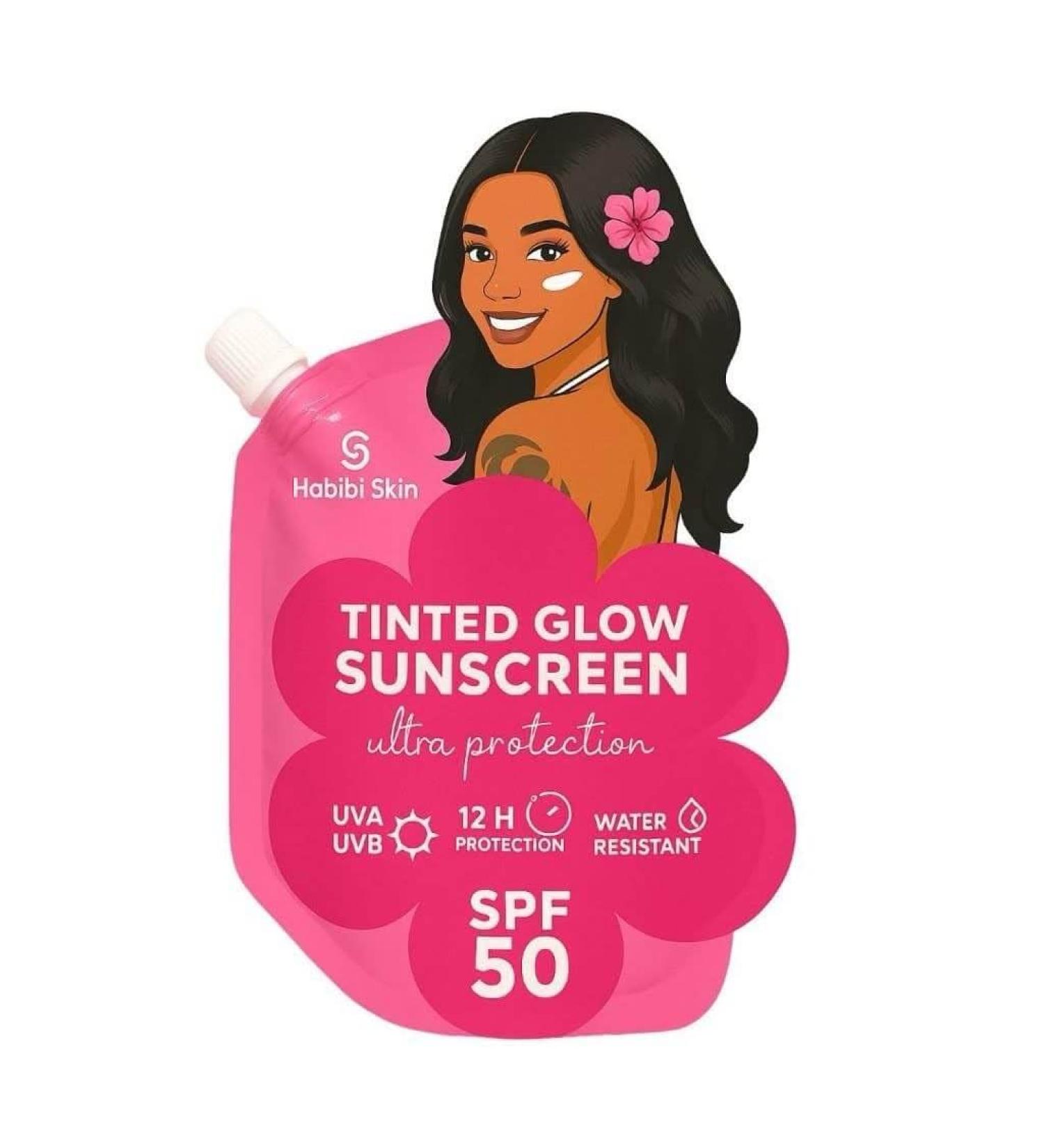 Habibi Skin Tinted Glow Sunscreen - 30g - Buy Online on GoSupps.com