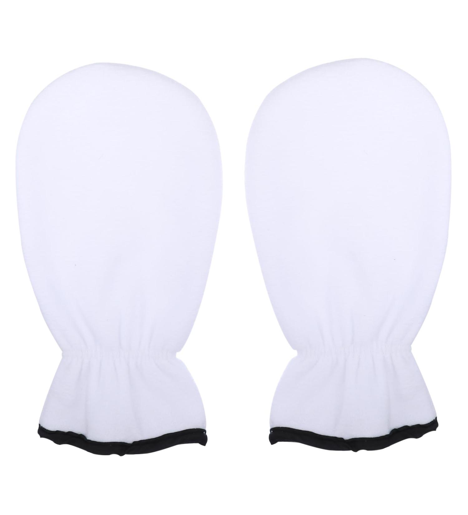 minkissy 2 Pairs Exfoliating Hand Mask Rough Hand Care Gloves Guantes Desechables Gel Hand Gloves Exfoliating Mitts Black Cotton Gloves Women Gloves Disposable Miss White Spa Flannel - Buy Online on GoSupps.com