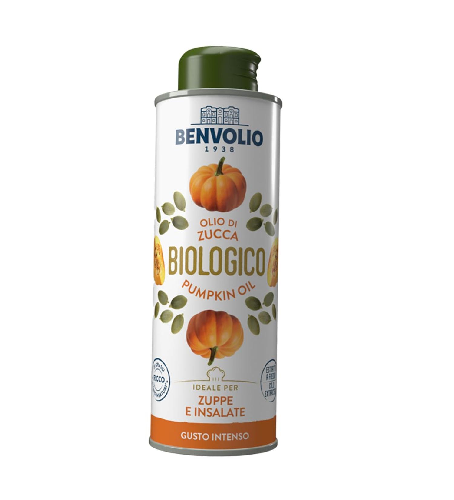 Benvolio Pumpkin Seed Oil 250ml - 100% Natural & Pure Cold Pressed | Hair Skin & Prostate Health | Perfect for Salads Soups & Care - Buy Online on GoSupps.com