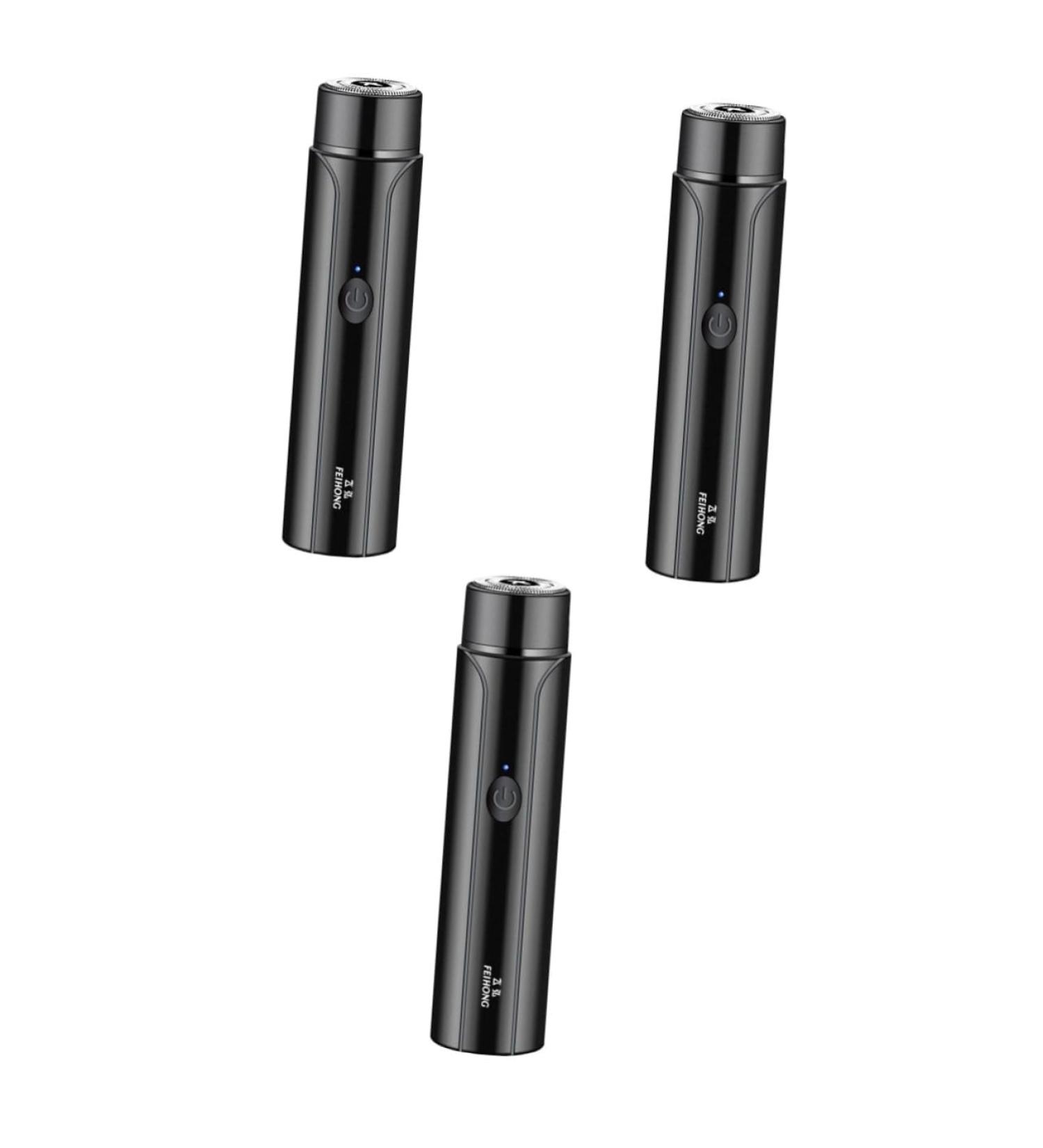 3 Sets Electric Shaver - Travel-Friendly Compact Razor & Beard Trimmer for Men | Durable & Convenient Shaving Supplies - Buy Online on GoSupps.com