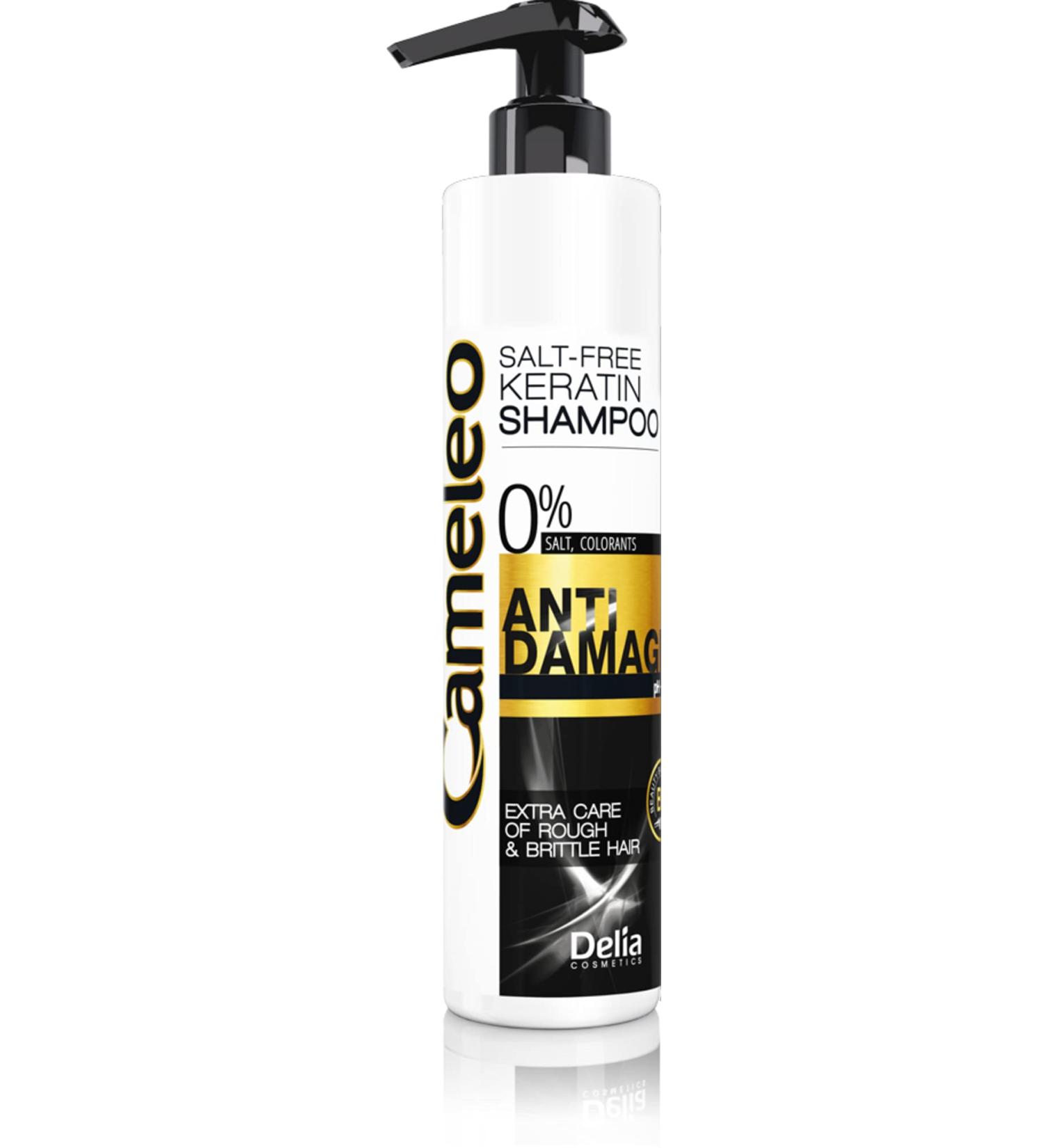 Cameleo Keratin Hair Detergent 250ml | Repair Treatment for Damaged Dry Hair with Argan Oil & Heat Protection - Buy Online on GoSupps.com