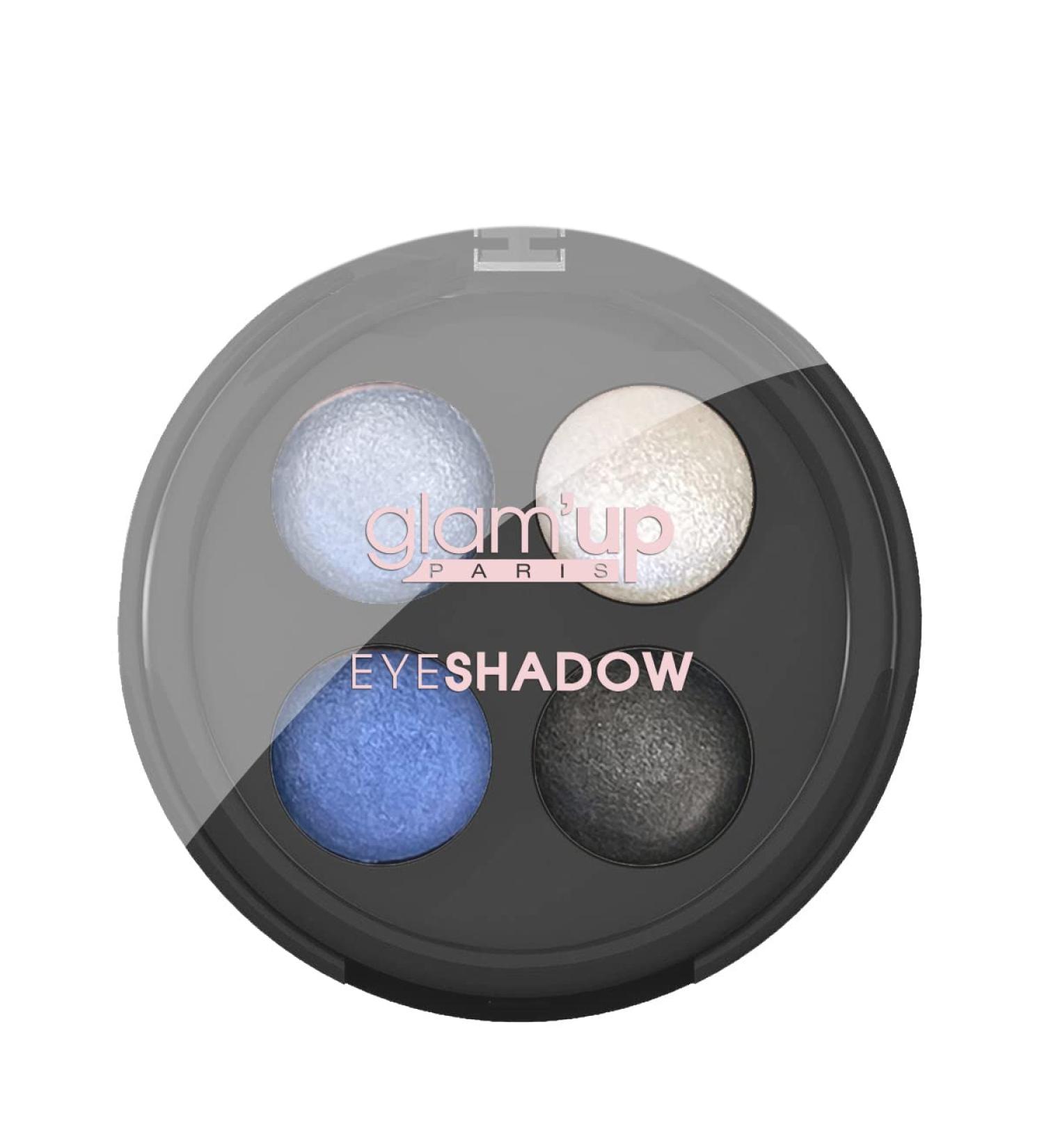 Glam Up GlamUp Paris Quattro Eyeshadow Palette 4 different eyeshadows intensive pigments long lasting easy to apply 4 Your Eyes No 4 8 g Brown No 4 - Buy Online on GoSupps.com