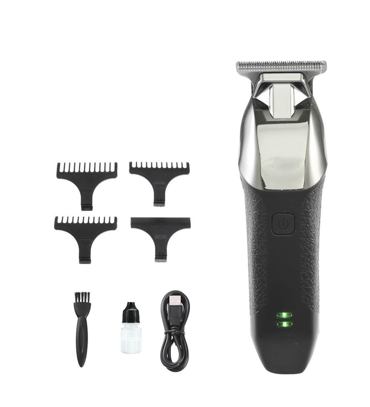 Premium Hair Clippers for Men - Electric USB Hair Clipper with Blade Oil for Precision Trimming & Carving - Buy Online on GoSupps.com