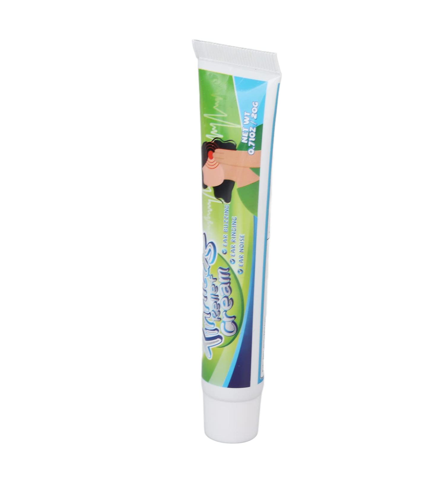 0.7oz Tinnitus Relief Cream - Plant Extract Treatment for Ear Ringing & Hearing Loss | Men & Women Health Care - Buy Online on GoSupps.com