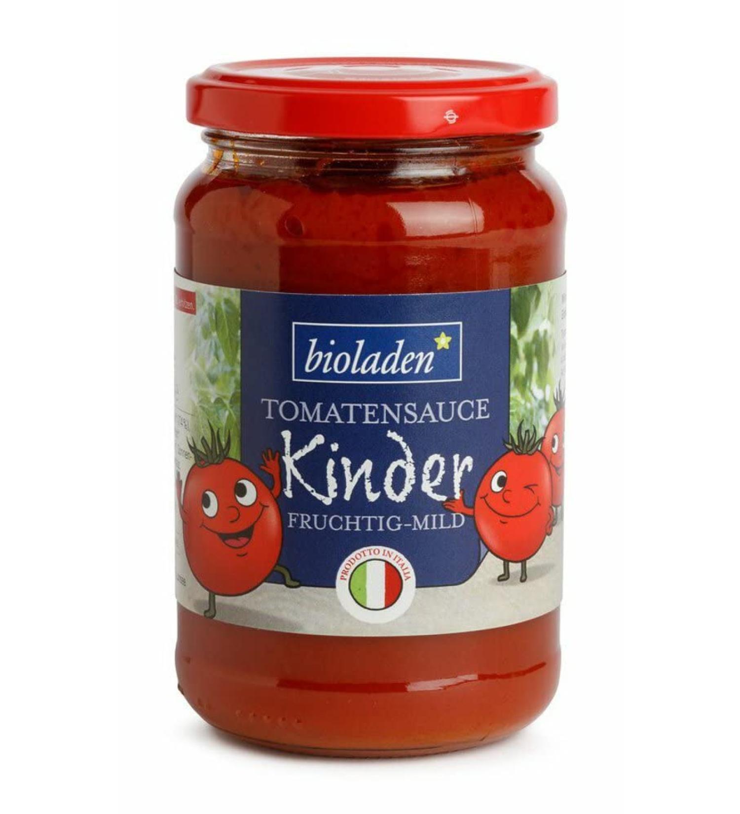 organic tomato sauce for children (6 x 340 gr)