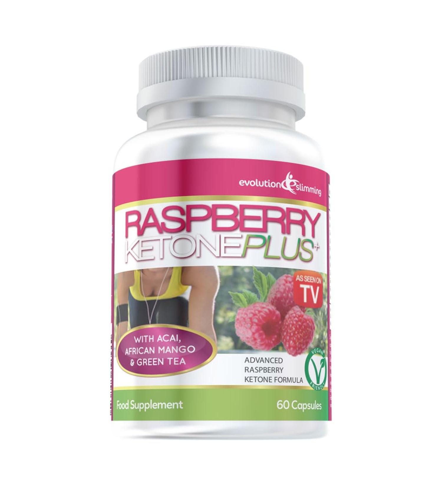 Raspberry Ketone Plus - 60 Capsules | Evolution Slimming TV Special - Buy Online on GoSupps.com