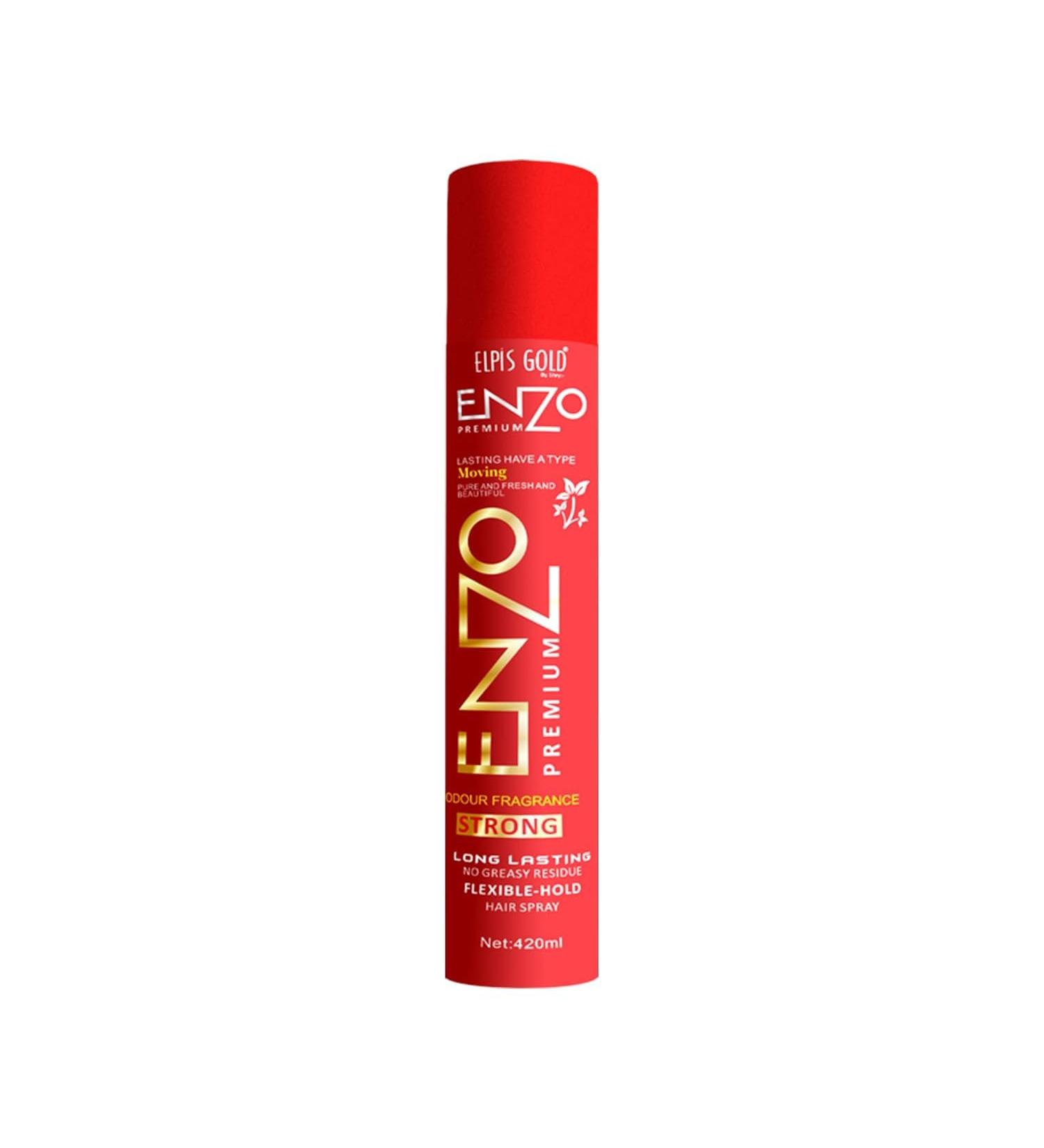 E Premium Hair Spray 420ml - Curl Enhancing With Flexible Hold Long Lasting No Greasy Residue | All-Day Shine | Suitable for All Hair Types | Weatherproof Styling Solution - Buy Online on GoSupps.com