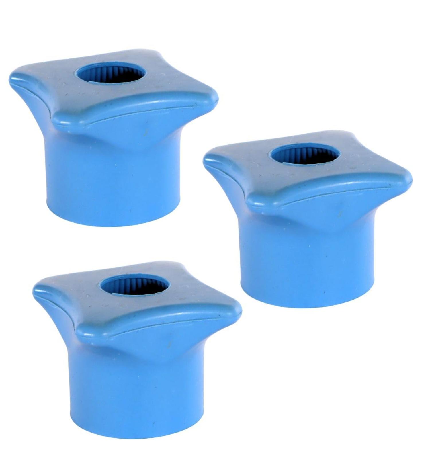 Olanmarp Revolutionary 3-Piece Blue Bottle Opener - Easy Upright Screwdriver Design for Seniors & Limited Hand Function - Safe & Simple Tool - Buy Online on GoSupps.com