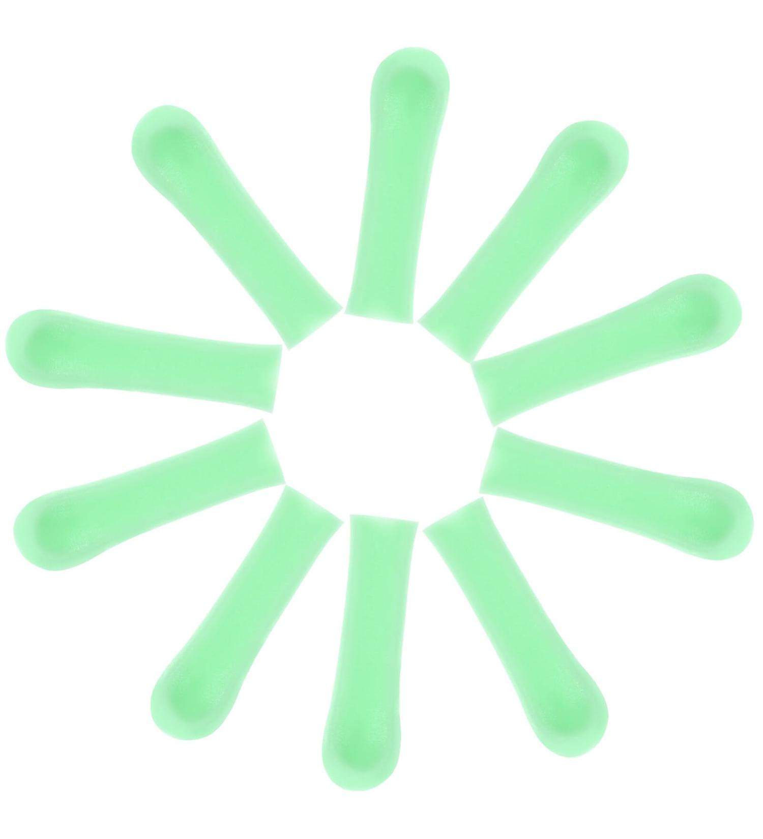 FRCOLOR 10pcs Ear Spoon Tips Ear Cleaner Replacement Tips Silicone Ear Wax Picker Cover Ear Spoon Sleeves Ear Wax Removal Tips Sleeves for Teens Adults Green - Buy Online on GoSupps.com