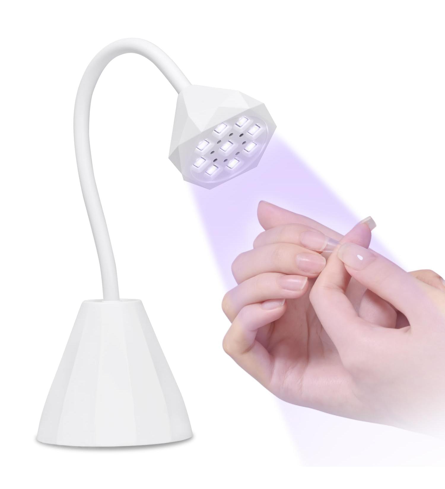 GAOY Omin-Cure Nail Lamp - Rechargeable UV Light for Fast Gel & Acrylic Nail Curing | USB Nail Dryer - Buy Online on GoSupps.com