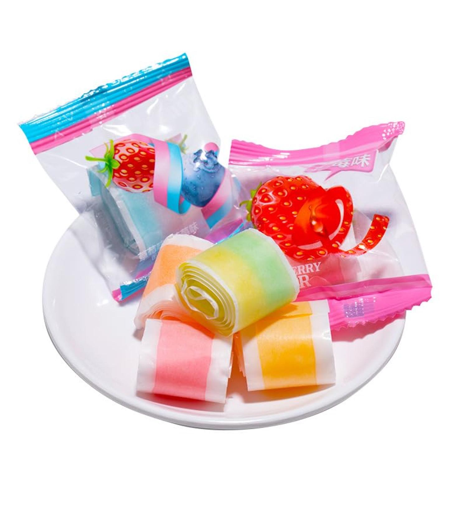 Mango Soft Candy Fruit Roll gummy candy Apple Grape Toffee Gummies Chewy Candies Wedding Candy Desserts Chinese Candies Casual Snack Gifts Asian Candy Food (Mixed flavors 250g) Mixed flavors 250g - Buy Online on GoSupps.com