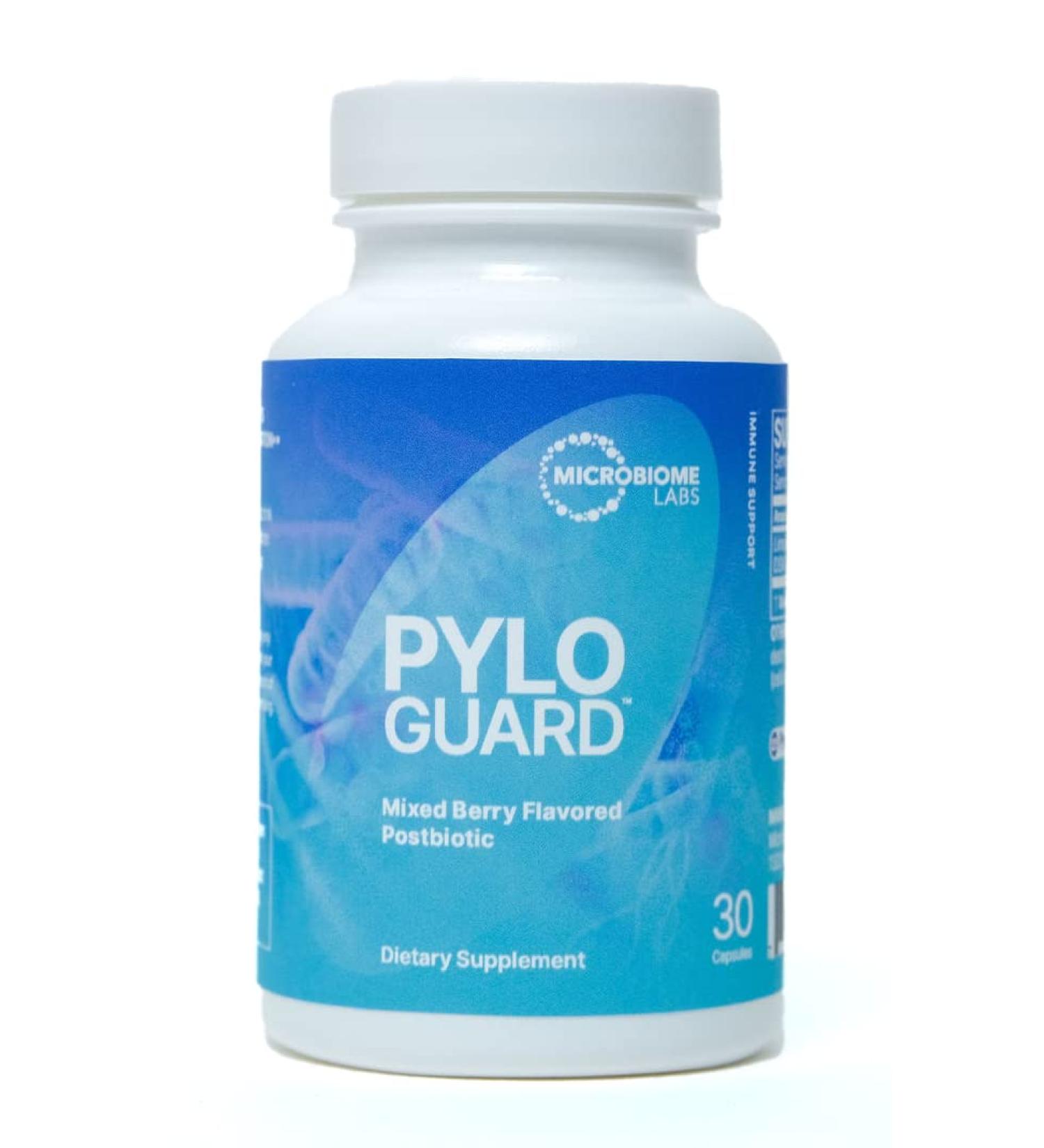 PyloGuard Patented L. reuteri DSM17648 Drink Mix 30 Capsules - Gut & Immune Support - Mixed Berry Postbiotic - Buy Online on GoSupps.com