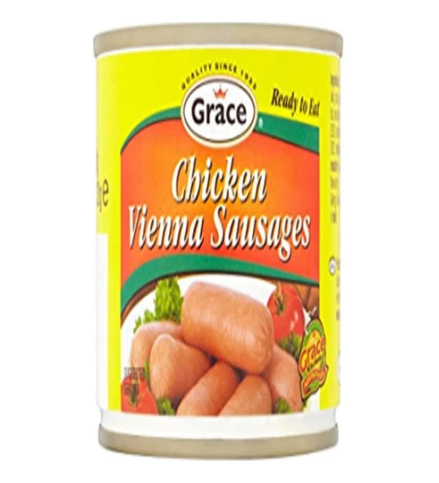Grace Chicken Viennas Original 24 x 200g