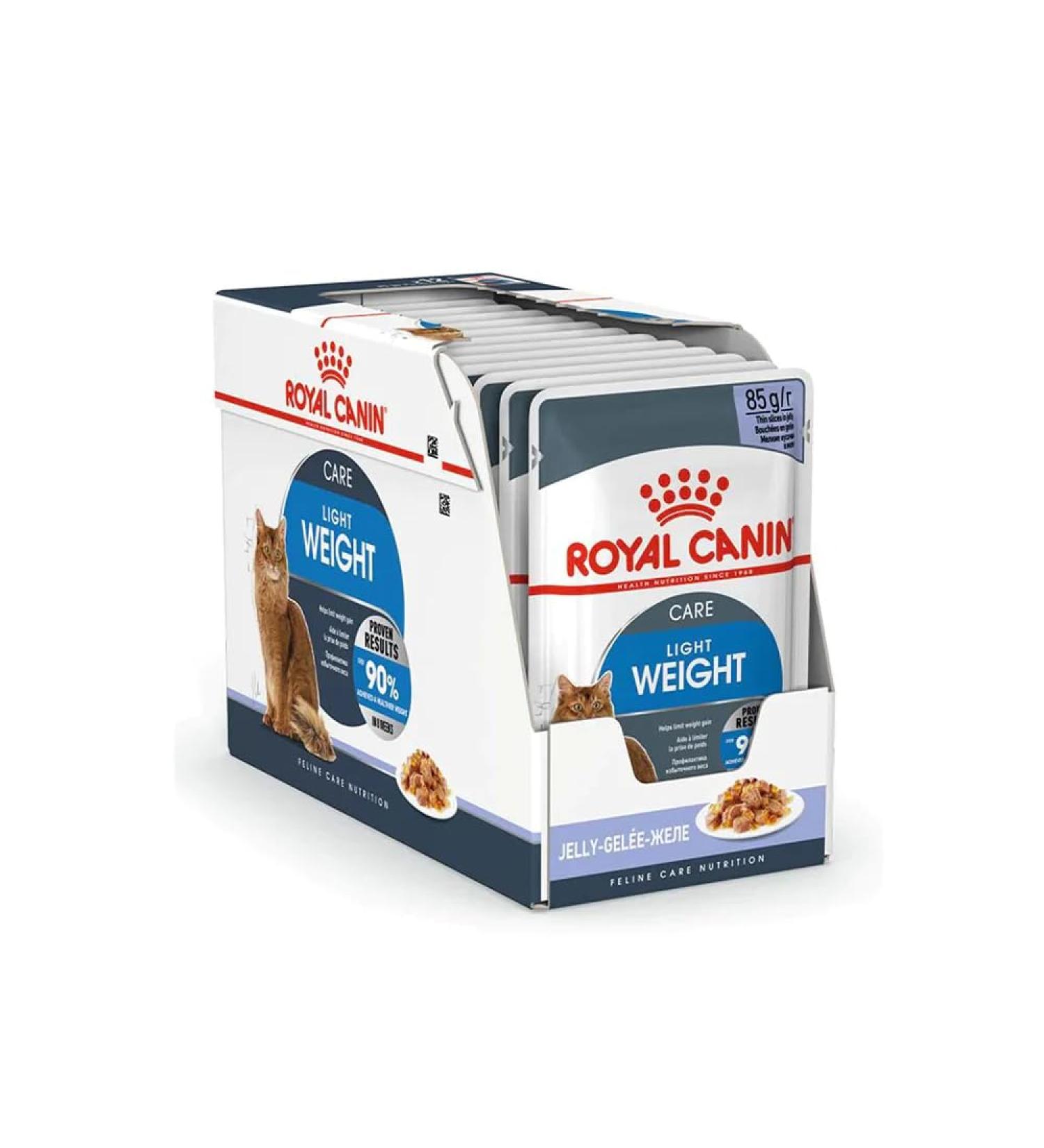 Royal Canin - Royal Canin Cat Jelly: Ultra Light (X12) Roy Light Jelly 12 Sachets - Buy Online on GoSupps.com