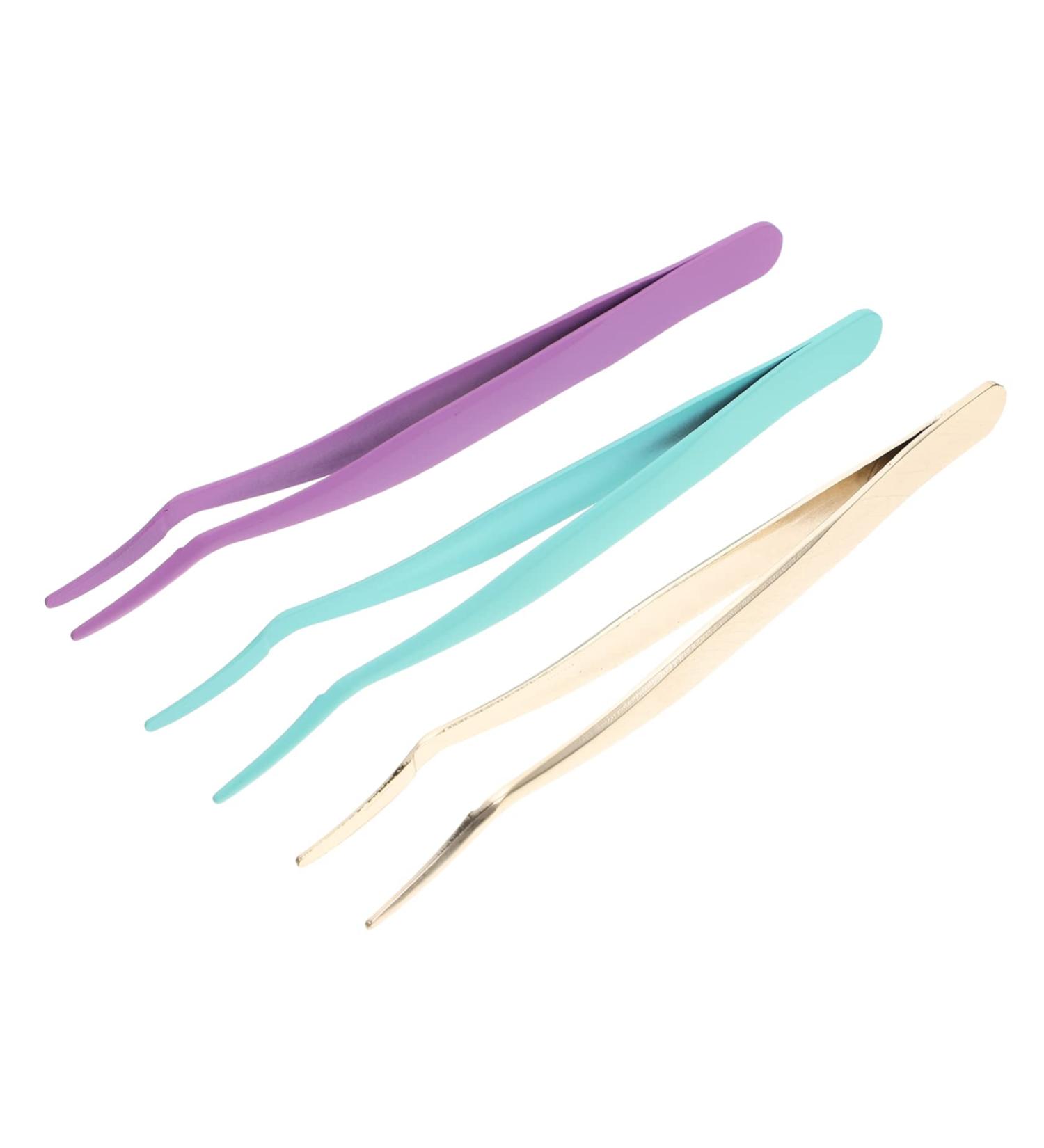 Magiclulu 6-Piece Eyelash Case Set | Stainless Steel Eyelash Holders & Tweezers for False Eyelash Extensions | Perfect Tool Kit for Beauty Enthusiasts - Buy Online on GoSupps.com