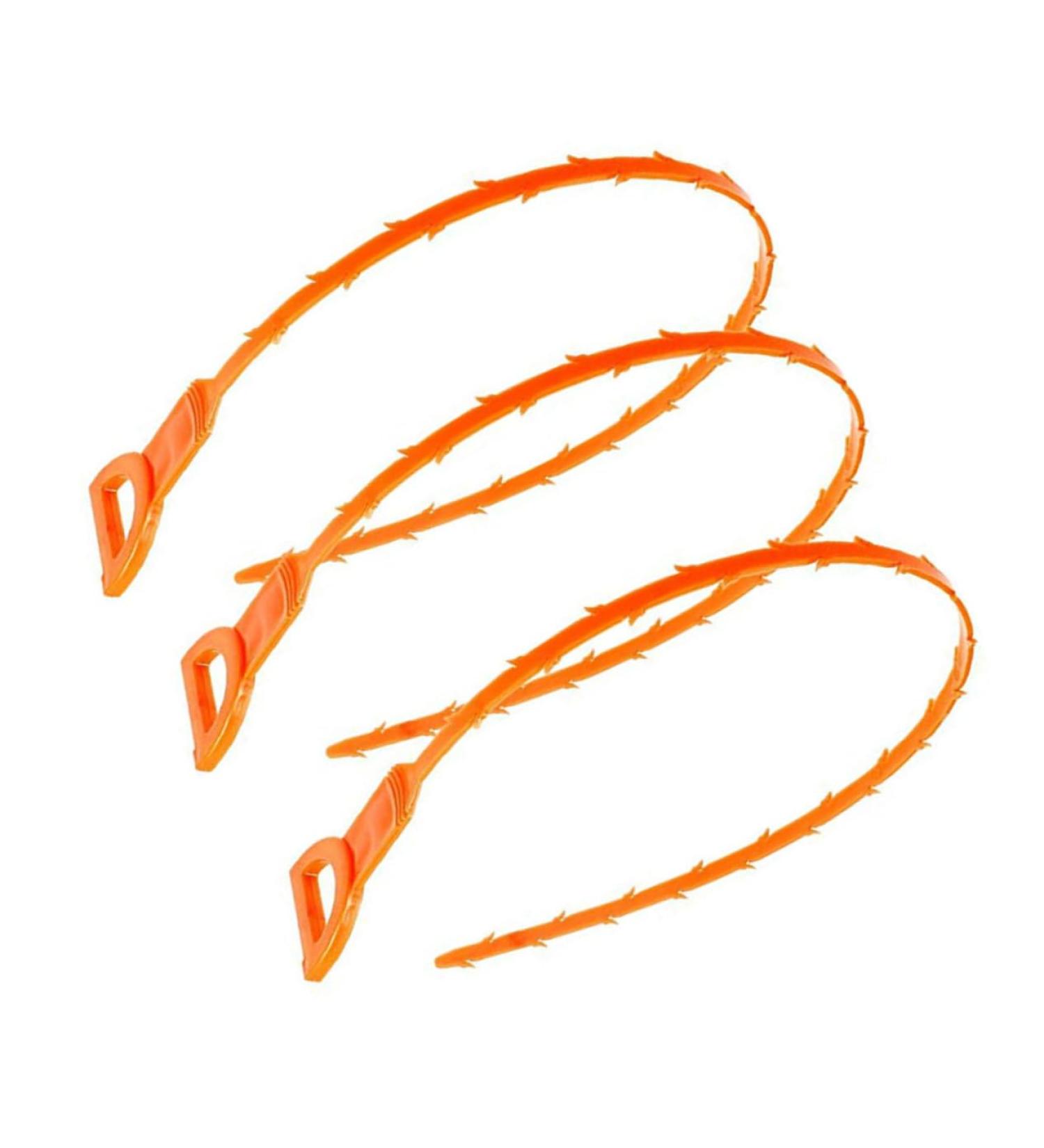 Homoyoyo Drain Cleaning Tool 3pcs Drain Water Pipe Scavengers Drain Hair Drain Clog Remover - Buy Online on GoSupps.com