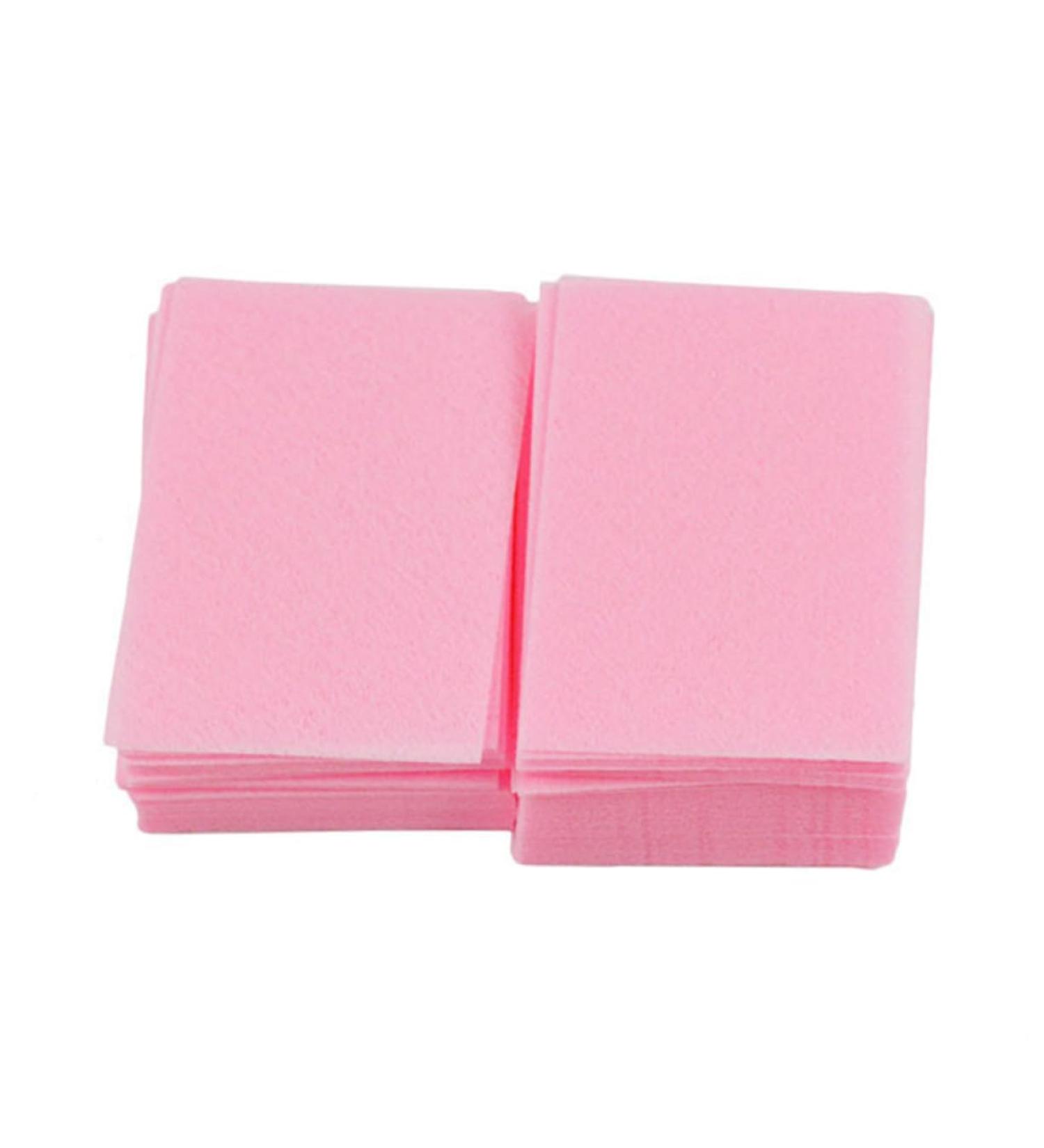 ERINGOGO Lingettes Dissolvantes Non Pelucheuses pour Vernis Ongles 100 Pi ces Taille Standard Absorbantes Jetables pour Manucure et P dicure Domicile et Salon