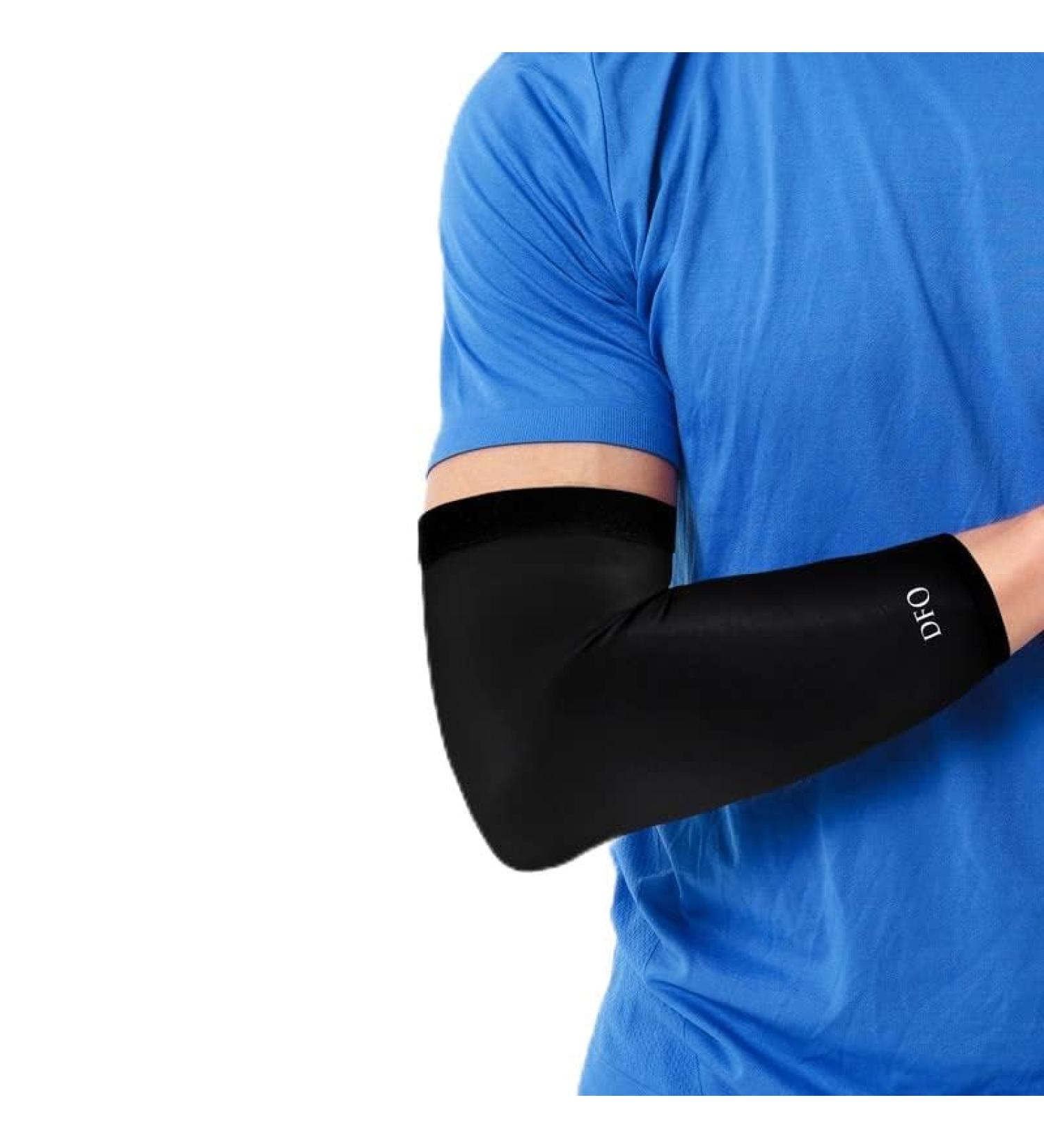 Dr. Frederick's Original Copper Compression Elbow Sleeve - Elbow Support for Men & Women - Tendonitis Pain Relief - Golf & Tennis Elbow Brace - Small Size - International Shipping - Buy Online on GoSupps.com