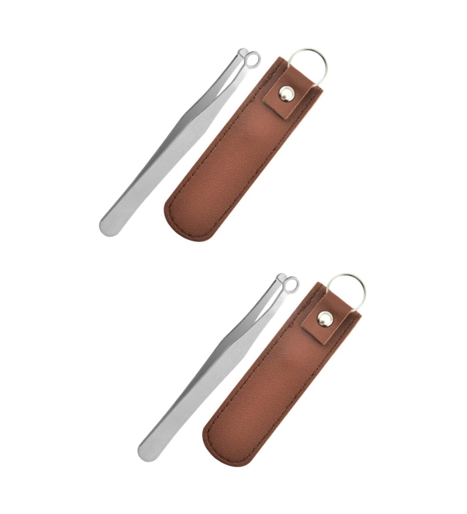 Ipetboom Round Nose Hair Clip & Stainless Steel Eyebrow Trimmer Set - Men's Grooming Tools for Hair Nose & Ear Care - Buy Online on GoSupps.com