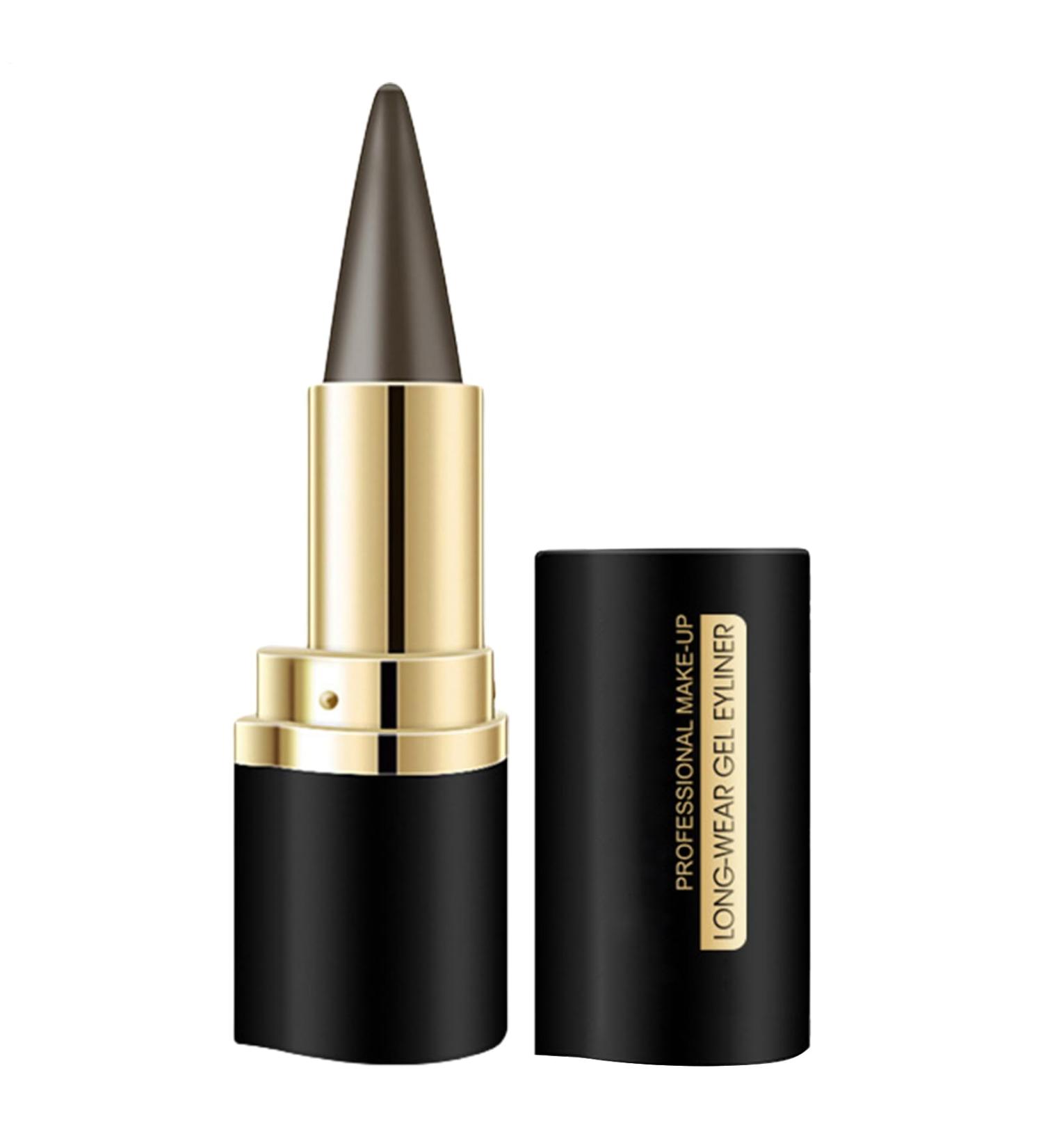 Waterproof gel eyeliner pencil Long-lasting smudge-proof and chip-resistant matte finish Quick-drying retractable eye pencil for precise or smoky looks comfortable - Buy Online on GoSupps.com