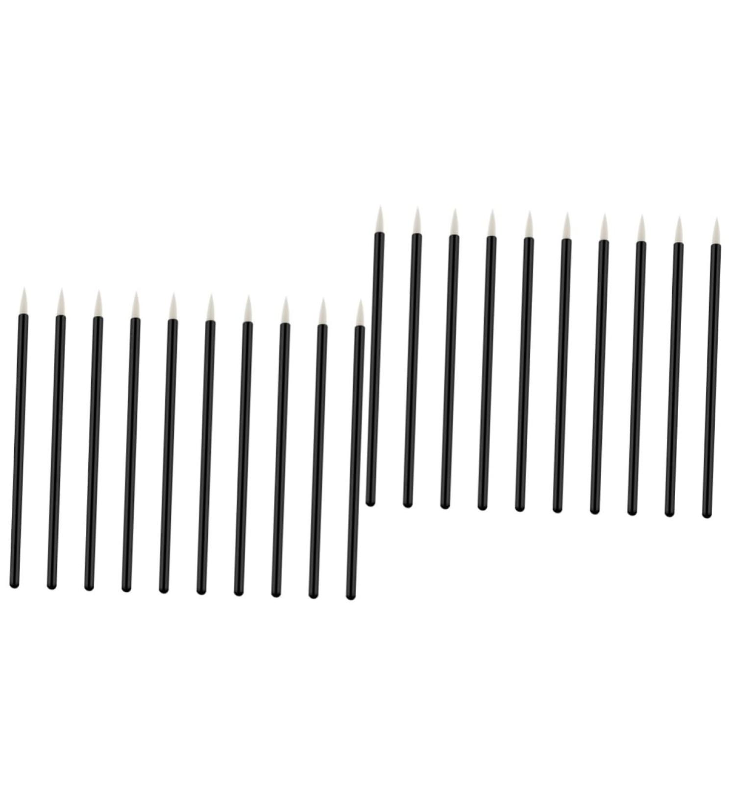 Beavorty 200 Pcs Makeup Brush Eyeshadow Face Wand Eye Makeup Tools Liquid Eyeliner Lipstick The Face 10X0.5X0.5cmx2pcs Whitex2pcs - Buy Online on GoSupps.com