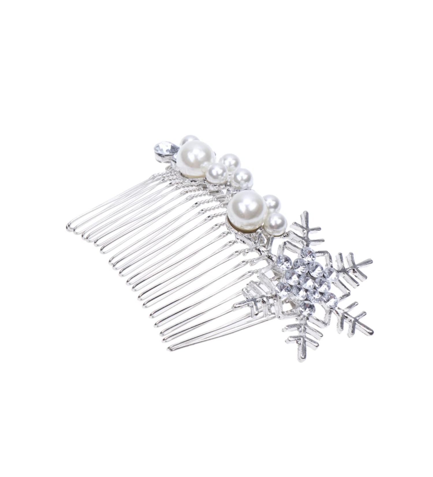 Angoily 1pc Hair Comb Hair Accessories Wedding Hair Pin Floral Combs Pearl Hair Clips Wedding Headpiece for Bride Birthday Wedding Decor Hair Beauty Slideshow Women's French - Buy Online on GoSupps.com