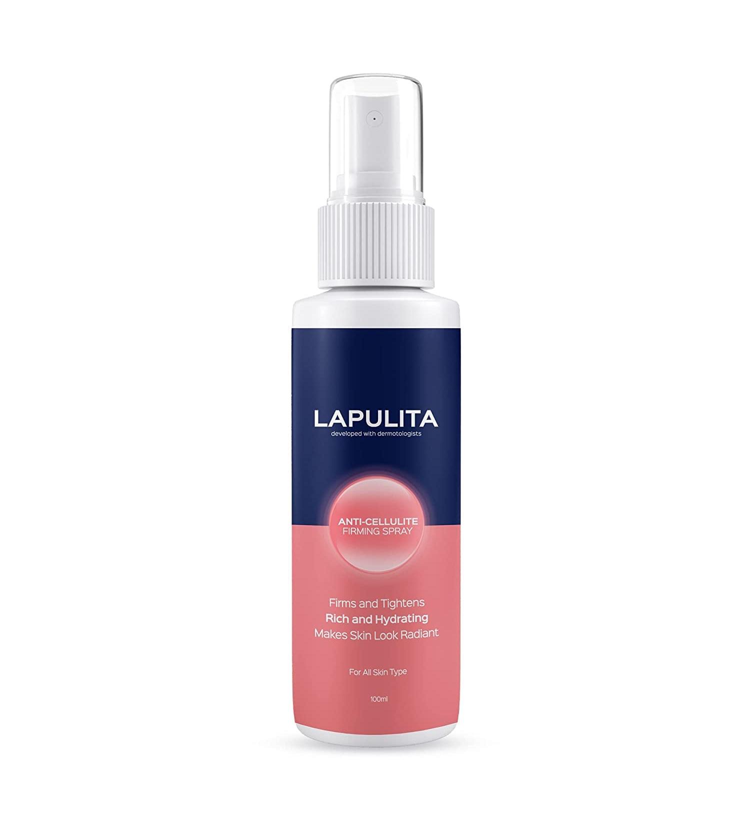 LAPULITA Anti Cellulite Spray - Natural Formula for Firming Legs, Hips, and Buttocks | Reduces Cellulite, Stretch Marks, and Saggy Skin - Buy Online on GoSupps.com