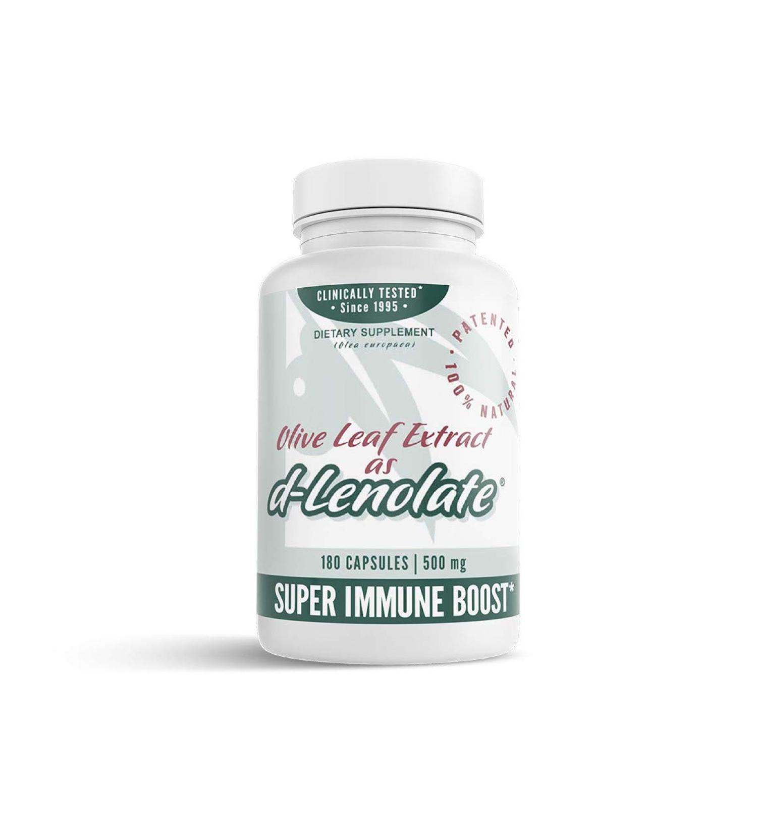 East Park Olive Leaf Extract 500mg Super Strength d-Lenolate | Immune System Booster with 18% Oleuropein | 180 Vegetarian Capsules (Non-GMO) - Buy Online on GoSupps.com