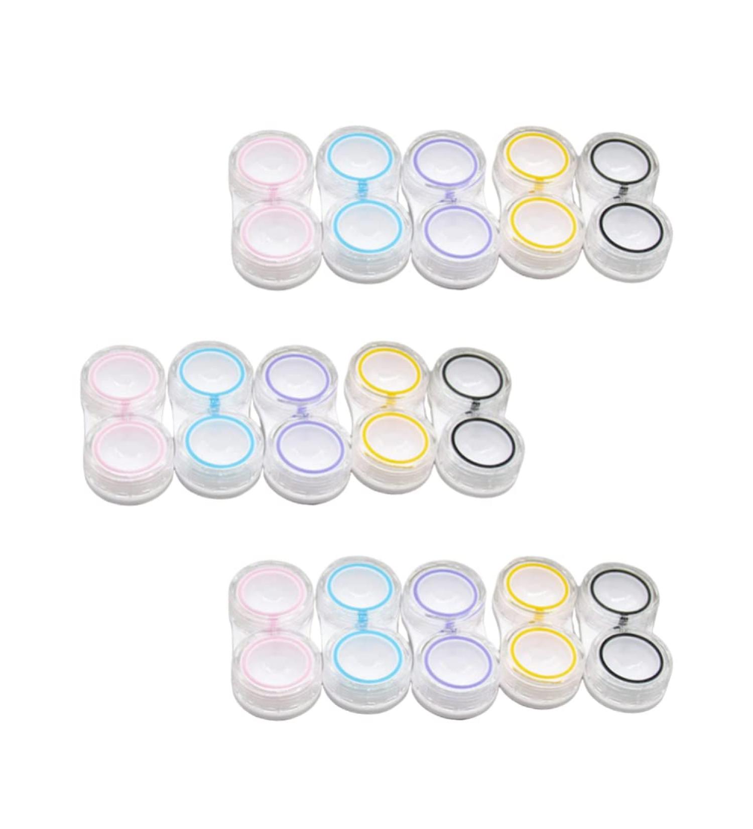 Milisten Contact Lens Case - Travel Kit Holder with Soak Storage | Pink Blue Purple Yellow Black Options - Buy Online on GoSupps.com