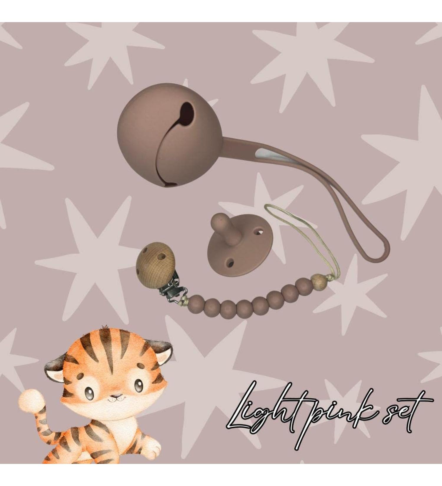 Pacifier Holder Case with Clic and Pacifier Set - BPA Free Silicone for Baby Boy and Girl - 3 Piece Premium Bundle for Diaper Bag, Stroller, and Teether - Buy Online on GoSupps.com
