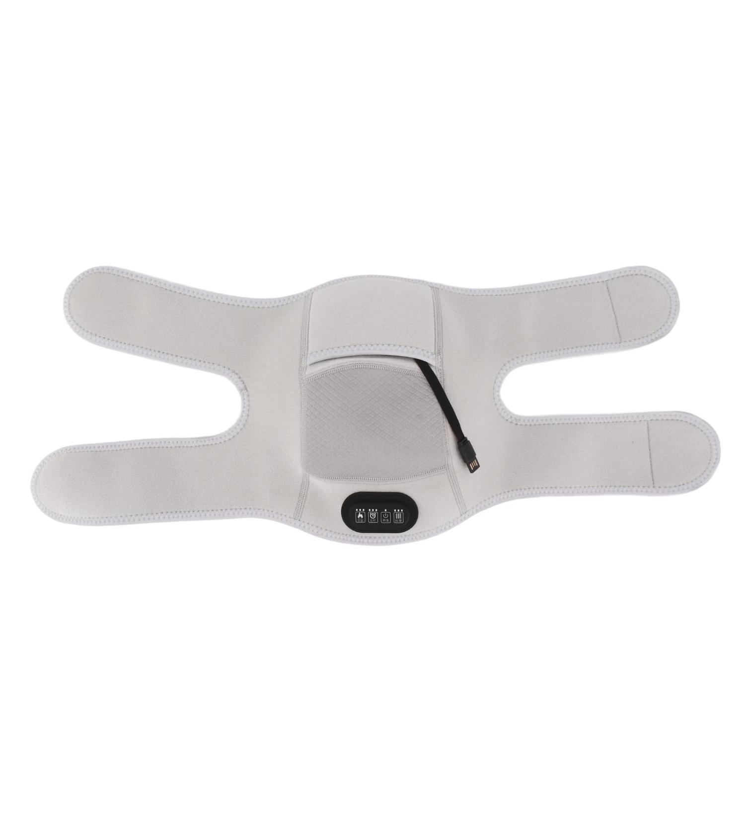 Relieve Knee Pain with Our Adjustable Heating Knee Massage Device - 3-Step Vibration & Heating for Arthritis Relief - Buy Online on GoSupps.com