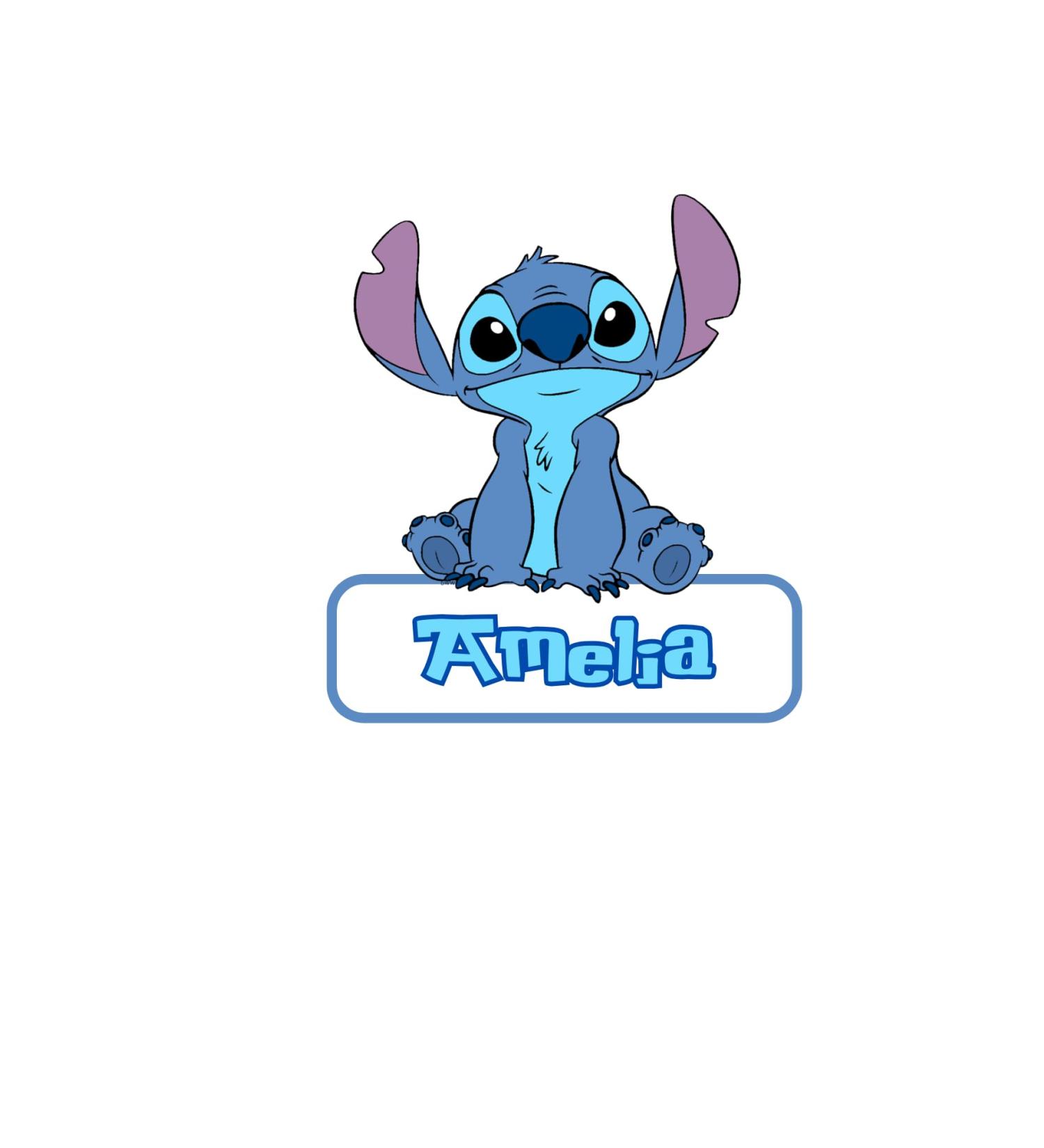 5" Edible Personalised stitch cake Toppers Cake decorations uncut wafer/icing - (icing paper)