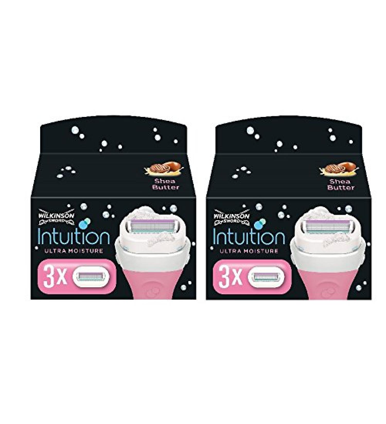 Buy 2 x Wilkinson Sword Intuition Revitalising Care Pomegranate Blades - 6 Pieces for Sale | International Shipping Available - Buy Online on GoSupps.com