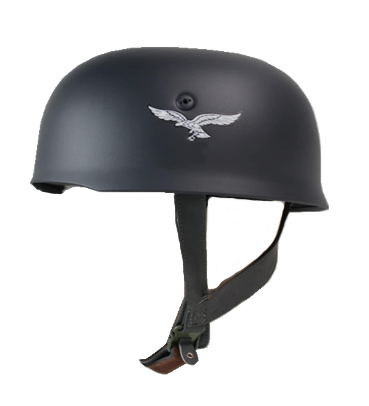 SYLPHID WW2 M38 Helmet  World War Supply German Paratrooper Fallschirmjager Helmet Black - Buy Online on GoSupps.com