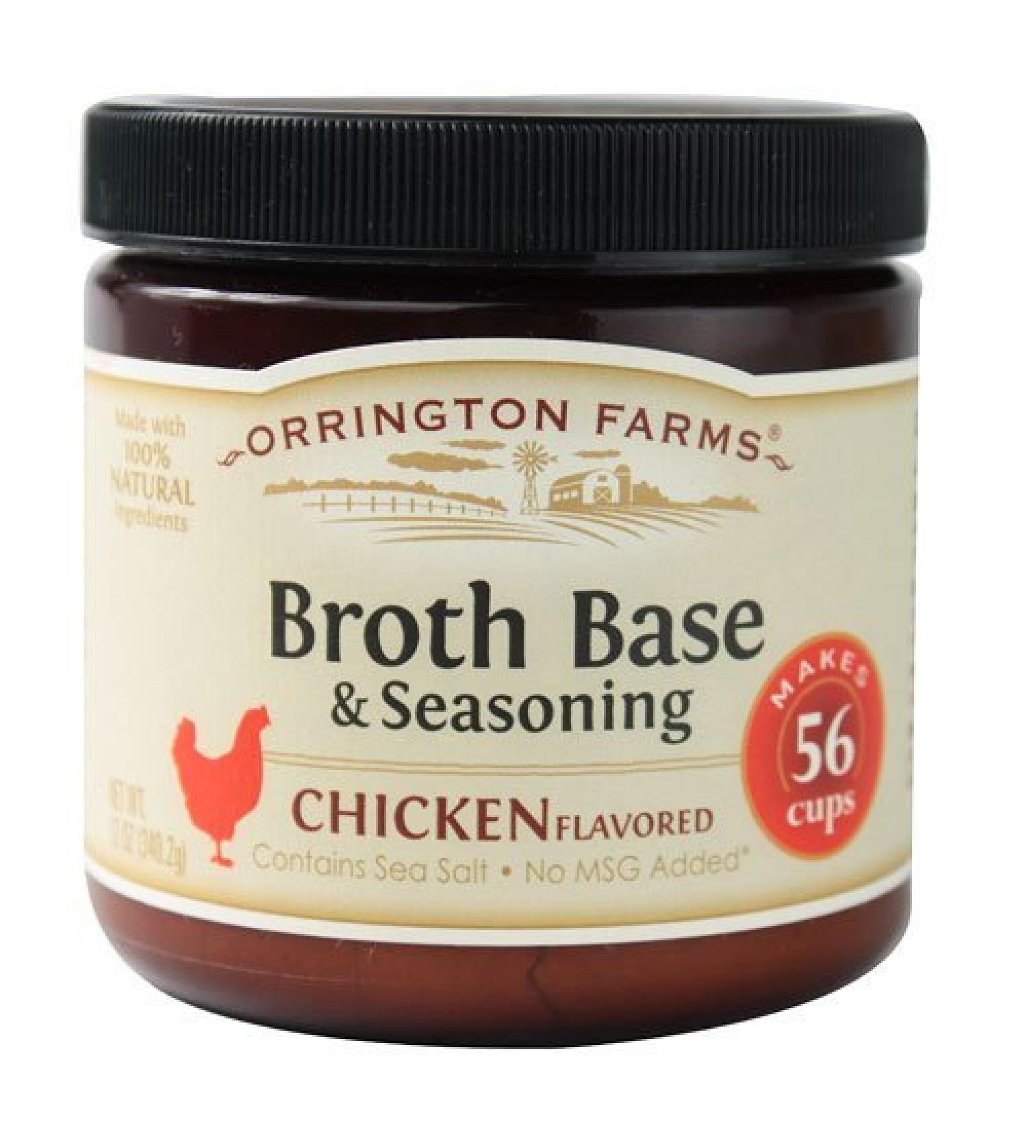 Orrington Farms Broth Base & Seasoning Chicken -- 12 oz ( 2 Pack ) Chicken 12 Ounce (Pack of 2)