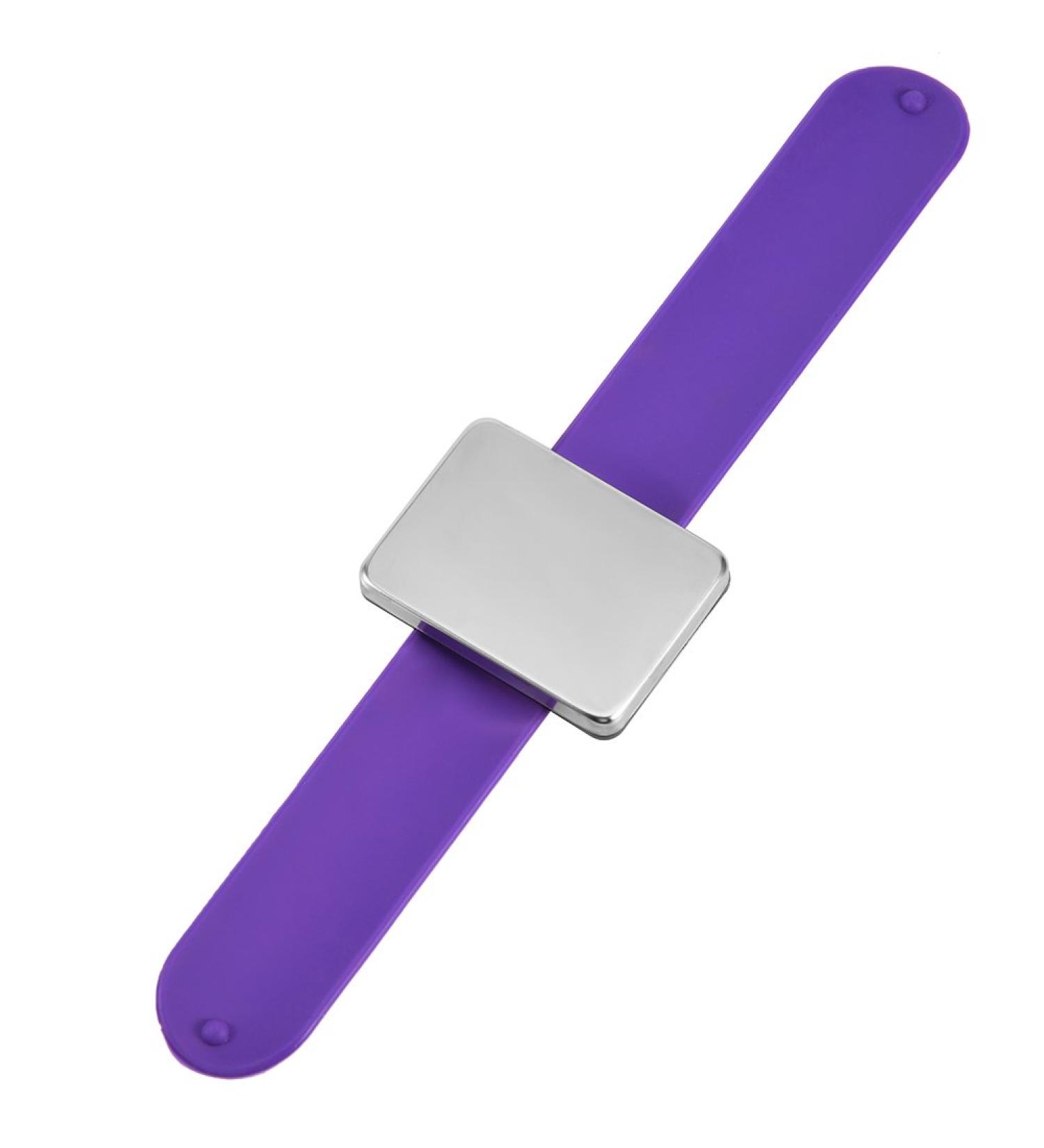 Magnetic Wrist Band Silicone Magnetic Pin Holder Bracelet 4 Color Hairpin Hair Grip Holder for Sewing Quilting Hair Bobby Pins Sewing Needles - Hair Clip Holder and Hairdressing Accessory (Purple) - Buy Online on GoSupps.com