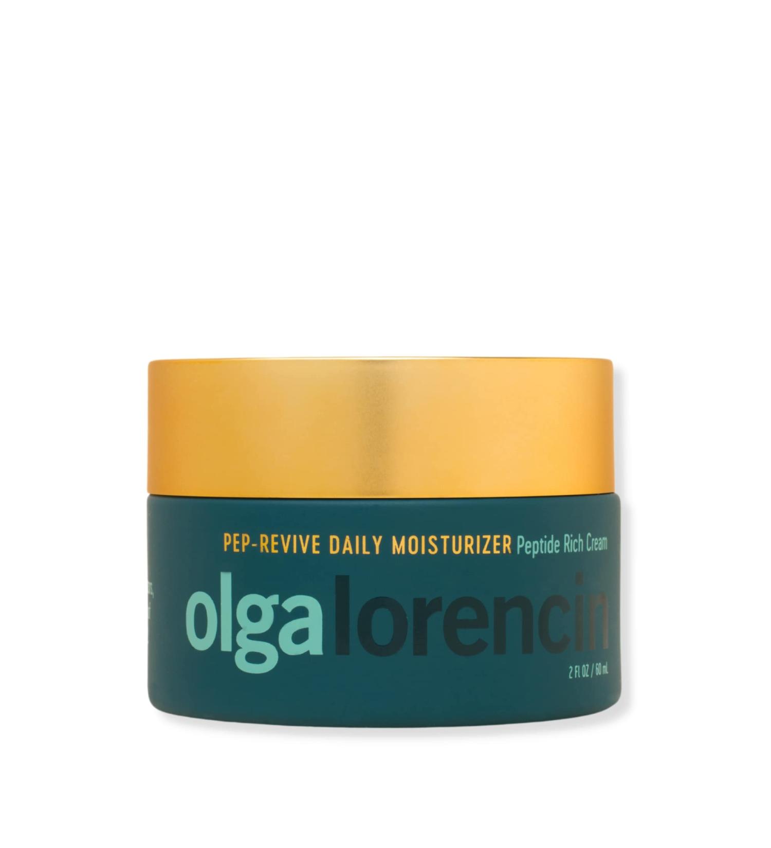 Olga Lorencin Pep-Revive Daily Moisturizer | Peptide Face Cream for Dull Dry Skin | Squalene & Avocado Oil | Firming & Plumping | 2 fl oz - Shop Internationally - Buy Online on GoSupps.com