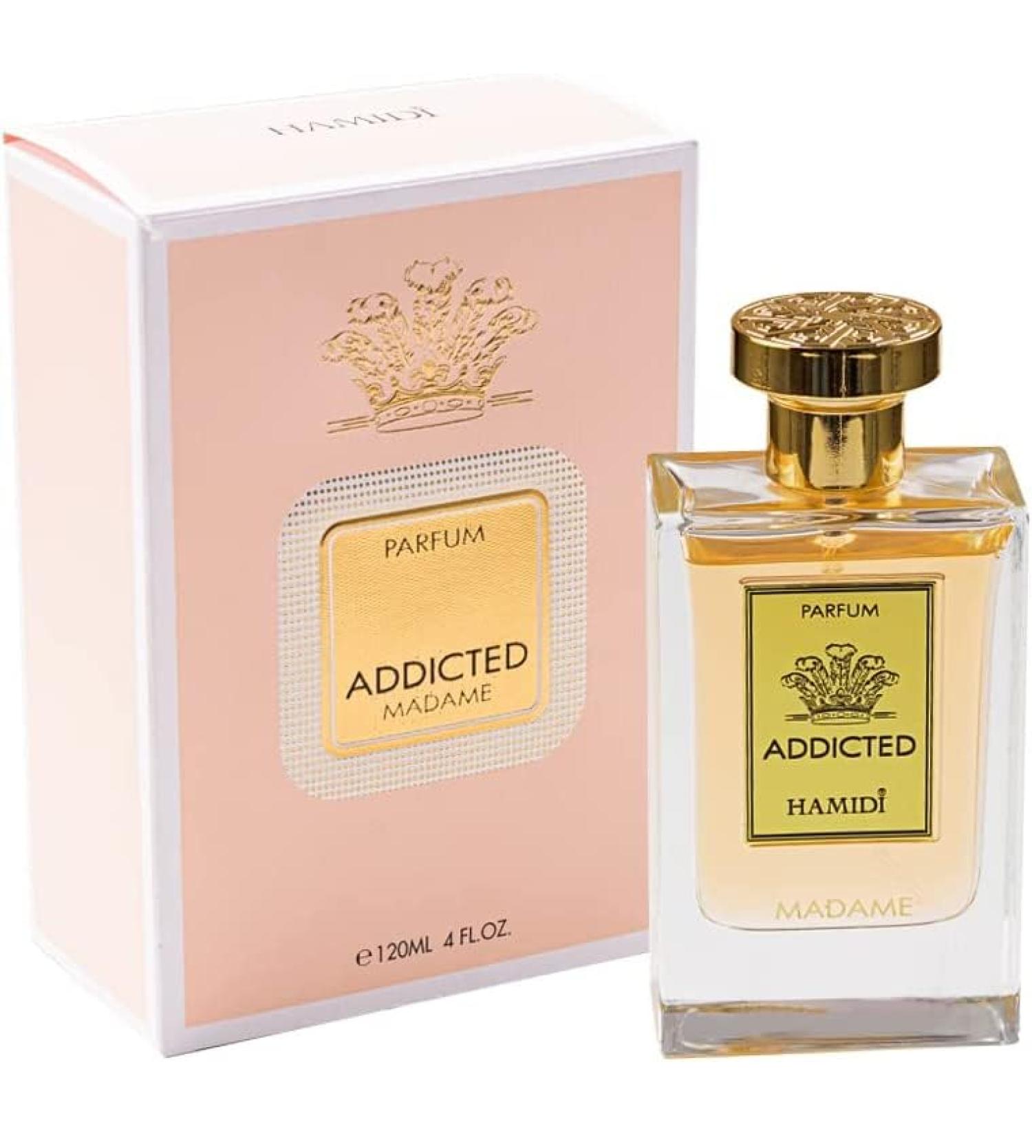 HAMIDI Addicted Madame Parfum 120ml 4 FL.Oz Long Lasting Fragrance Perfume for Women (Addicted Madame) - Buy Online on GoSupps.com