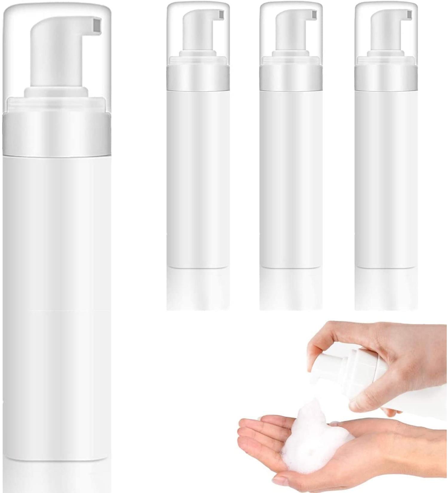 Foam Pump Bottle 200ml/6.8oz Empty Plastic Foam Dispenser Pump Bottle Travel Large Refillable BPA Free Lotion Bottles for Shampoo Shower Hand Soap Foaming (4 Pack) A.200ML(6.8OZ) 4Pack - Buy Online on GoSupps.com
