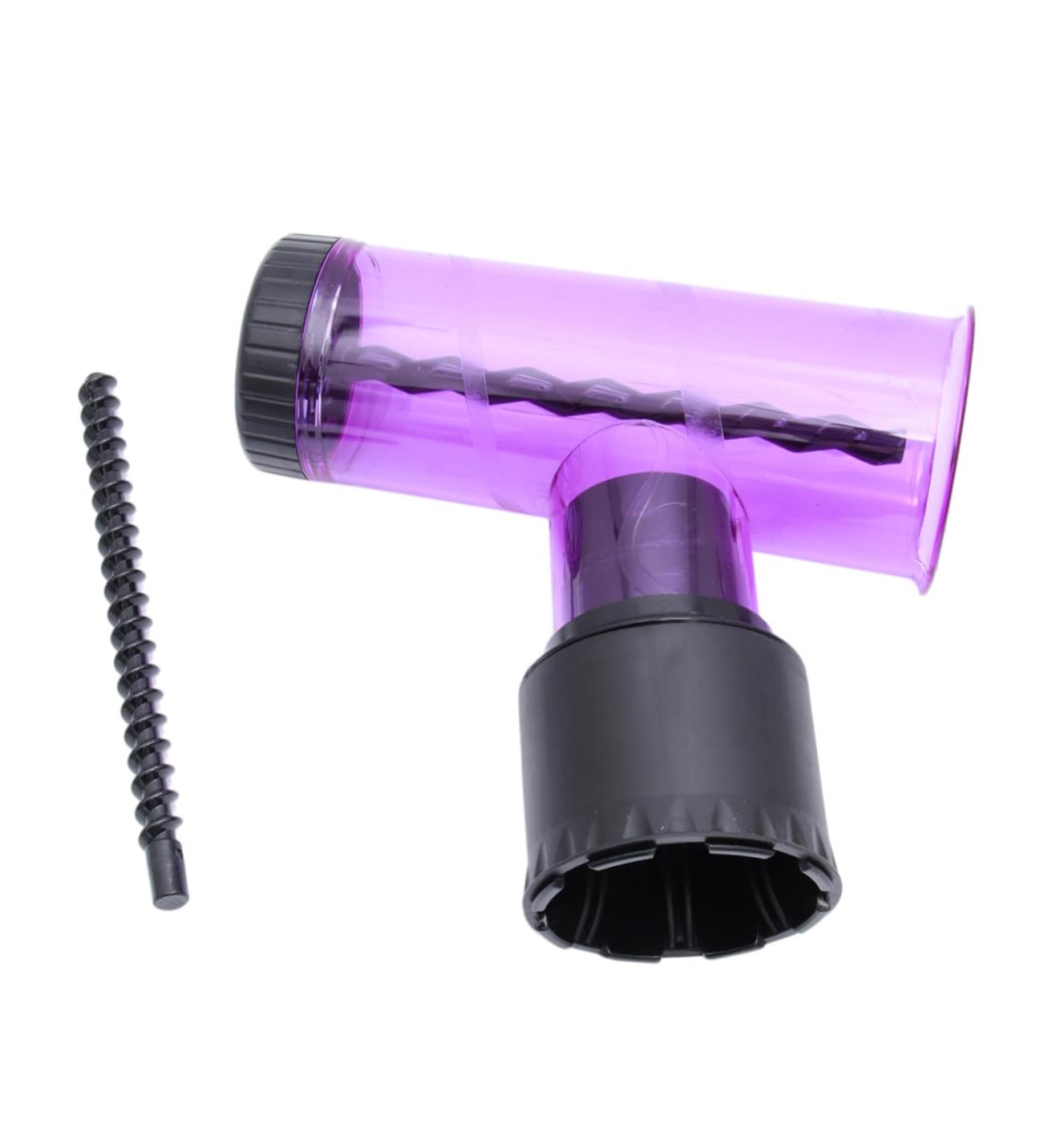 Baluue Dryer Mouth Cover Electric Hot Rollers Heating Hair Straighteners Hairdressing Roller Purple 18*8.5cm Purple - Buy Online on GoSupps.com