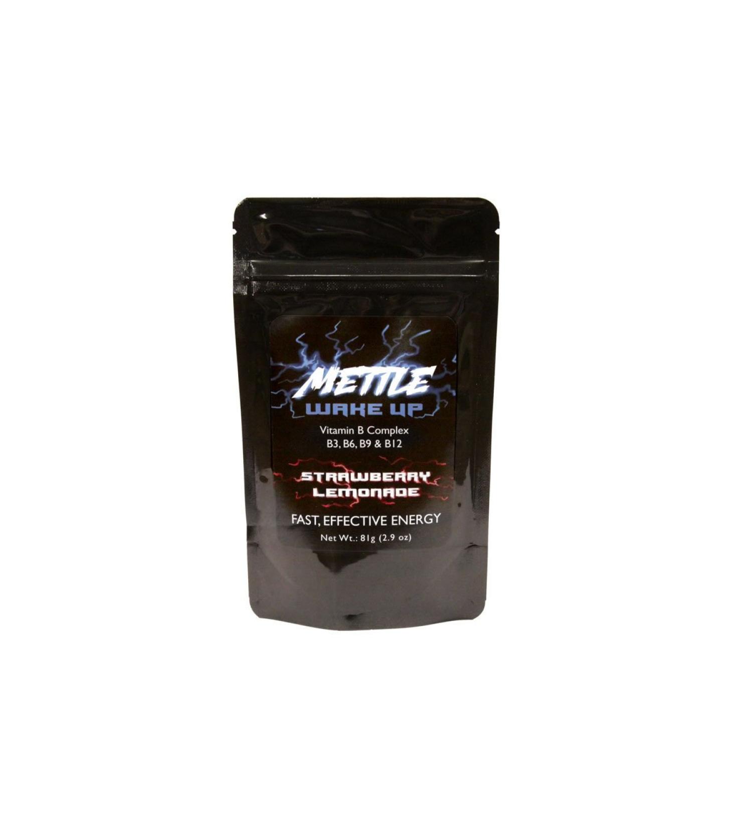 Buy Sugar-Free Mettle Energy Drink Powder - 25 Servings 200mg Caffeine Strawberry Lemonade - Boost Energy Anytime - Buy Online on GoSupps.com