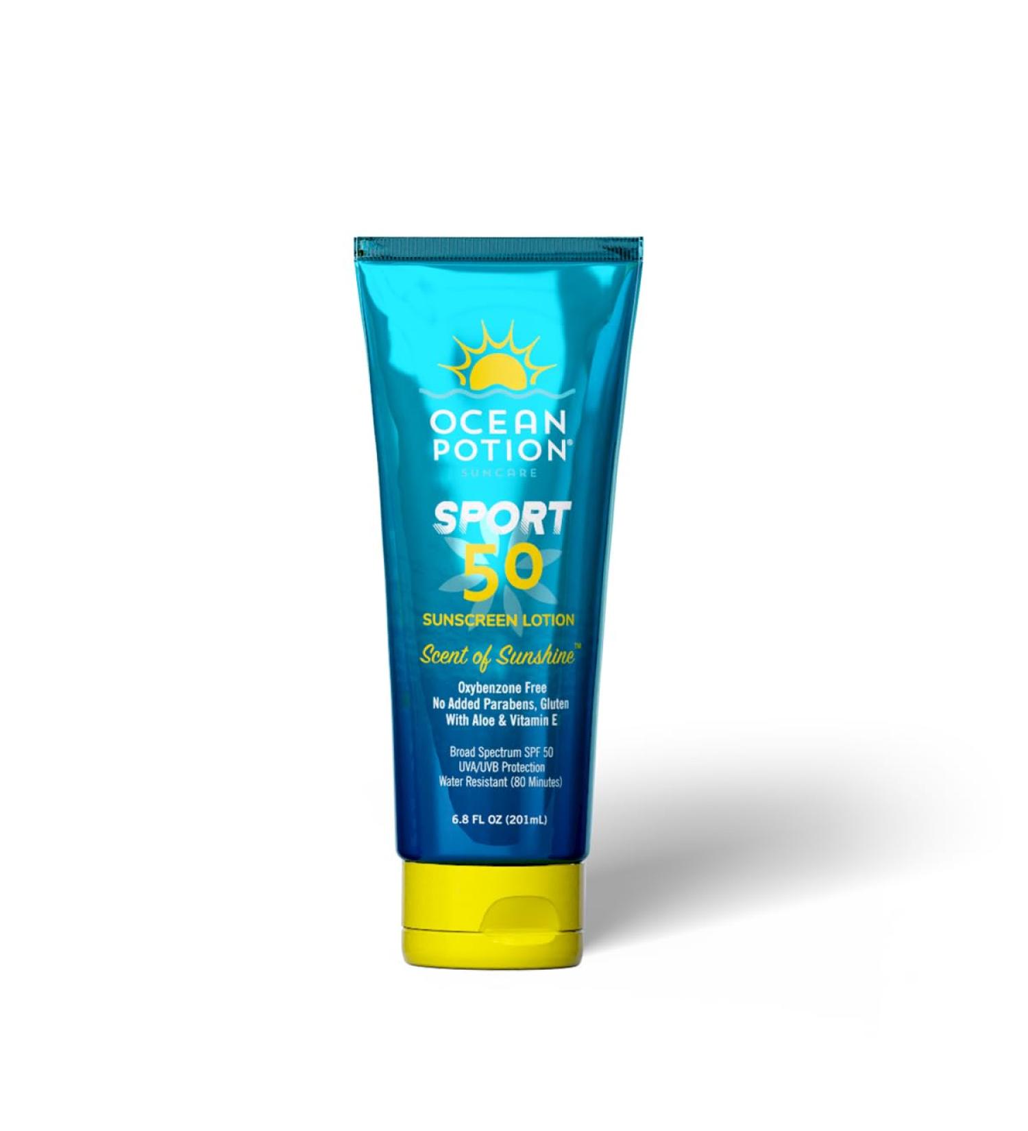 Ocean Potion Sport Sunscreen Lotion SPF#50 6.8oz 6.8 Fl Oz (Pack of 1) - Buy Online on GoSupps.com