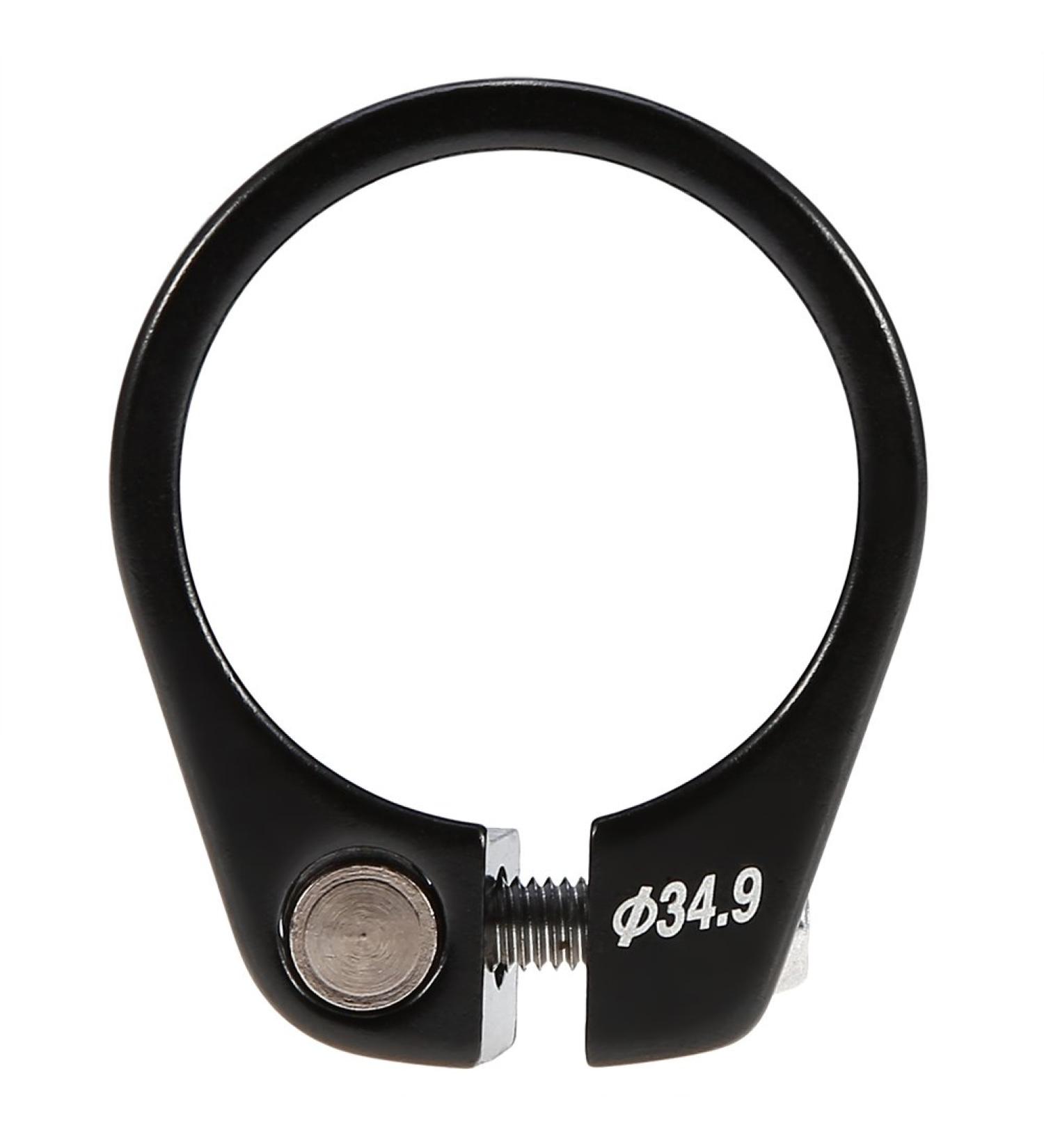Aluminium Alloy Bike Seat Post Clamp - Fits 30.4/30.8/31.6mm - Black - Buy Online on GoSupps.com
