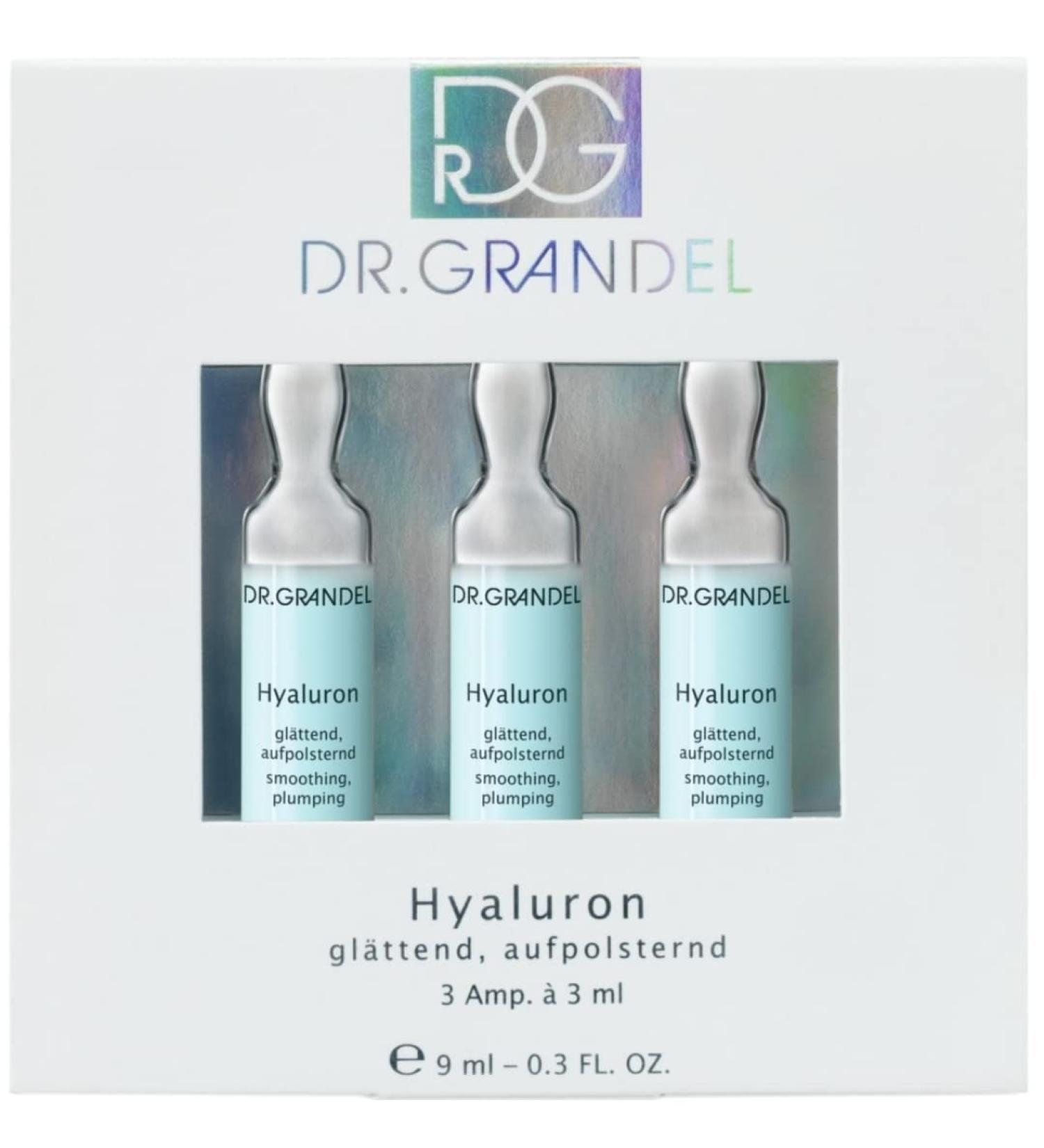 Dr. Grandel Hyaluron *** plumping active ingredient ampoule *** 3x3 ml smoothing and plumping