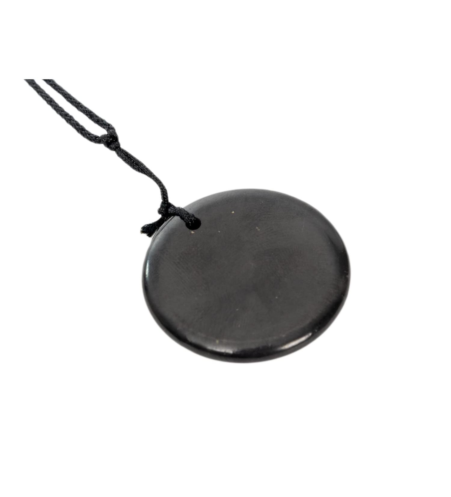 Shungite Pendant - Healing Stone for Chakra & Energy Balancing | Shop Internationally - Buy Online on GoSupps.com
