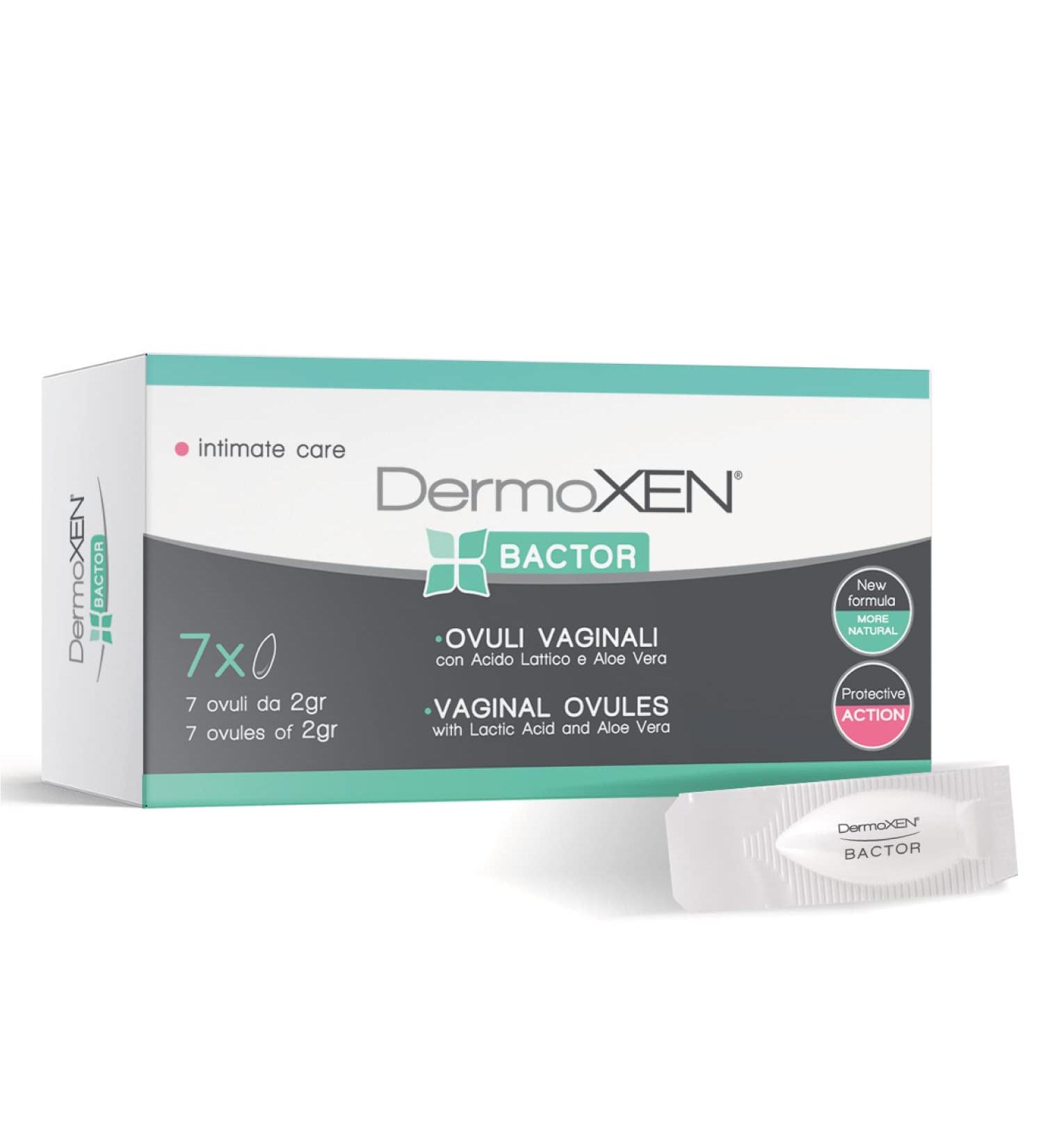 Dermoxen Bactor Egg Cell Vaginal Disinfectant & Fungicide | 7-Piece Protection Against Bacterial & Fungal Vaginosis & Vaginitis | Soothe Burning & Itching - Buy Online on GoSupps.com